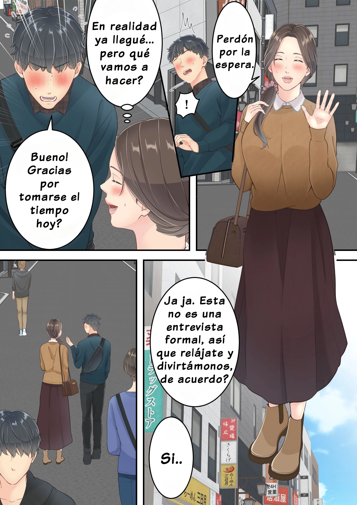 Matomo na Okaa-san ga Musuko to Onaidoshi na Otokonoko to Amaama Furin Ryokou shichau Hanashi - Page 22