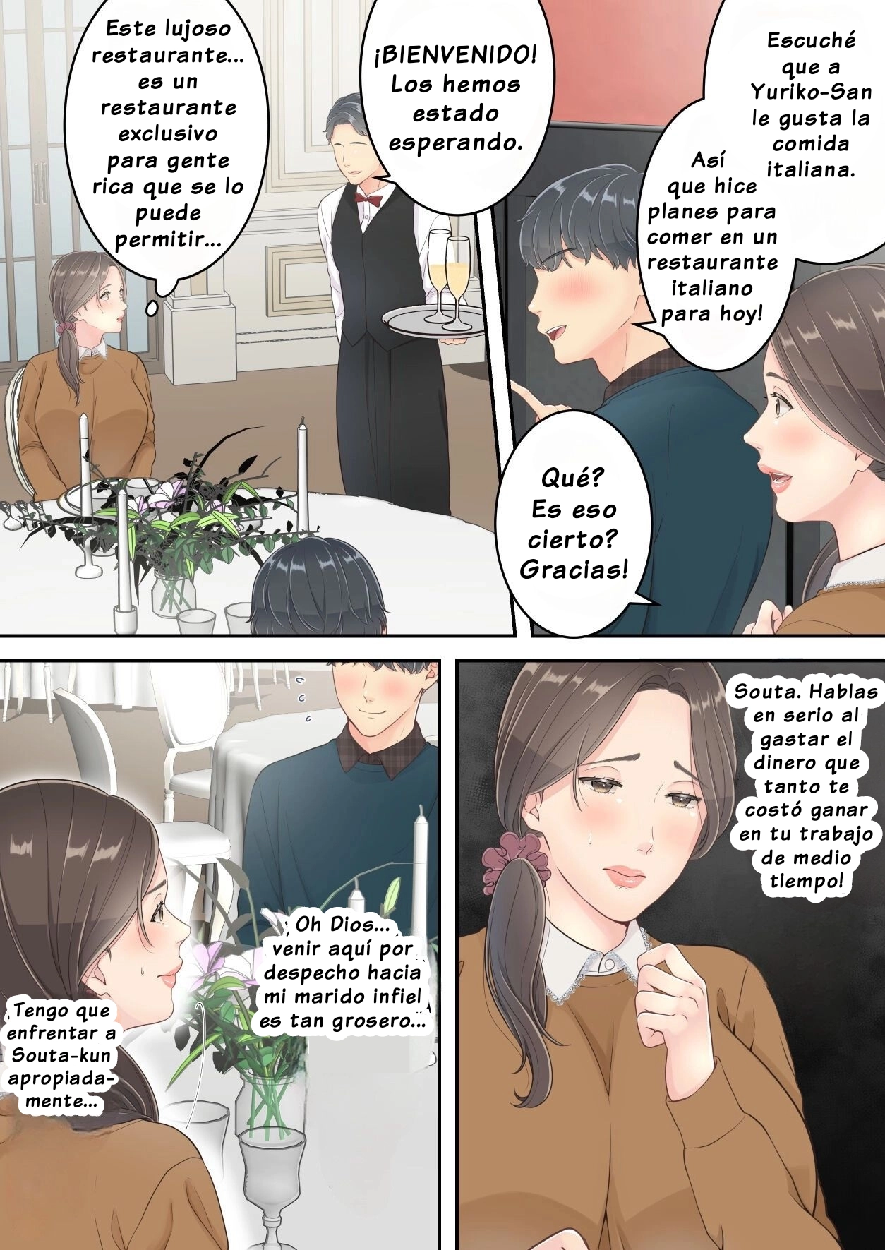 Matomo na Okaa-san ga Musuko to Onaidoshi na Otokonoko to Amaama Furin Ryokou shichau Hanashi - Page 23