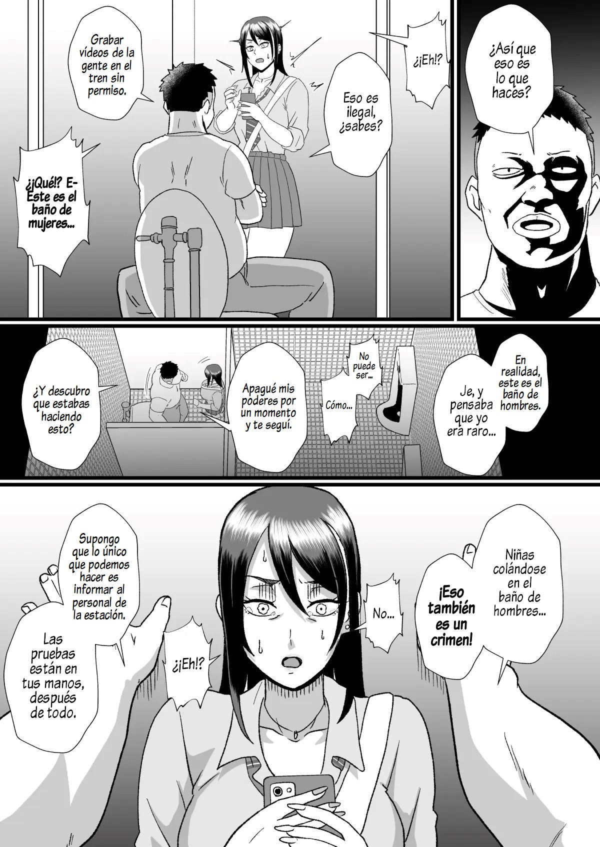 Tsuugaku Densha ni Arawareta Ninshiki Kaihen Oji-san | El hombre que Alteraró la Percepción y Apareció en el Tren Escolar - Page 24