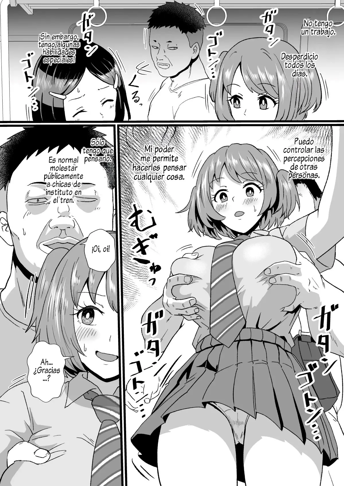 Tsuugaku Densha ni Arawareta Ninshiki Kaihen Oji-san | El hombre que Alteraró la Percepción y Apareció en el Tren Escolar - Page 3