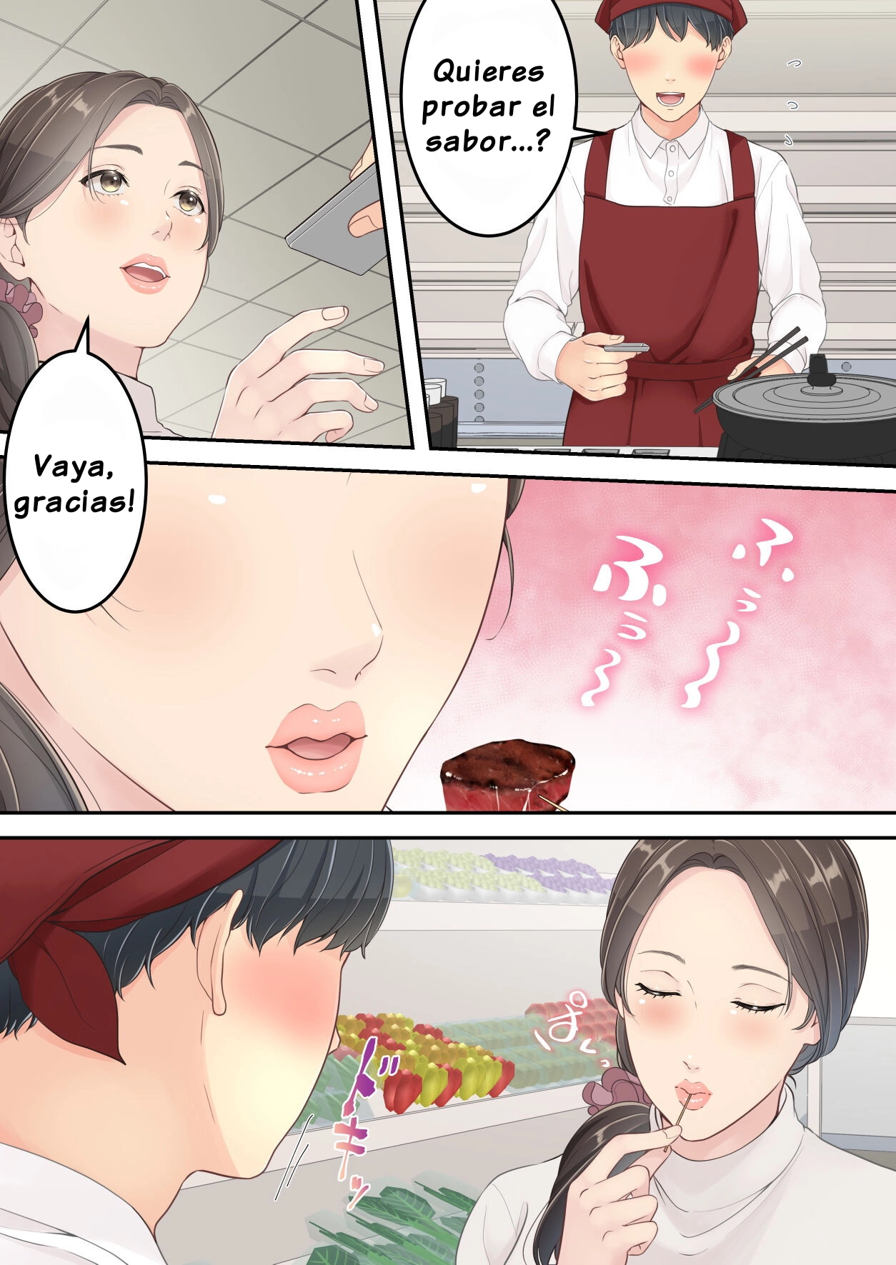 Matomo na Okaa-san ga Musuko to Onaidoshi na Otokonoko to Amaama Furin Ryokou shichau Hanashi - Page 3
