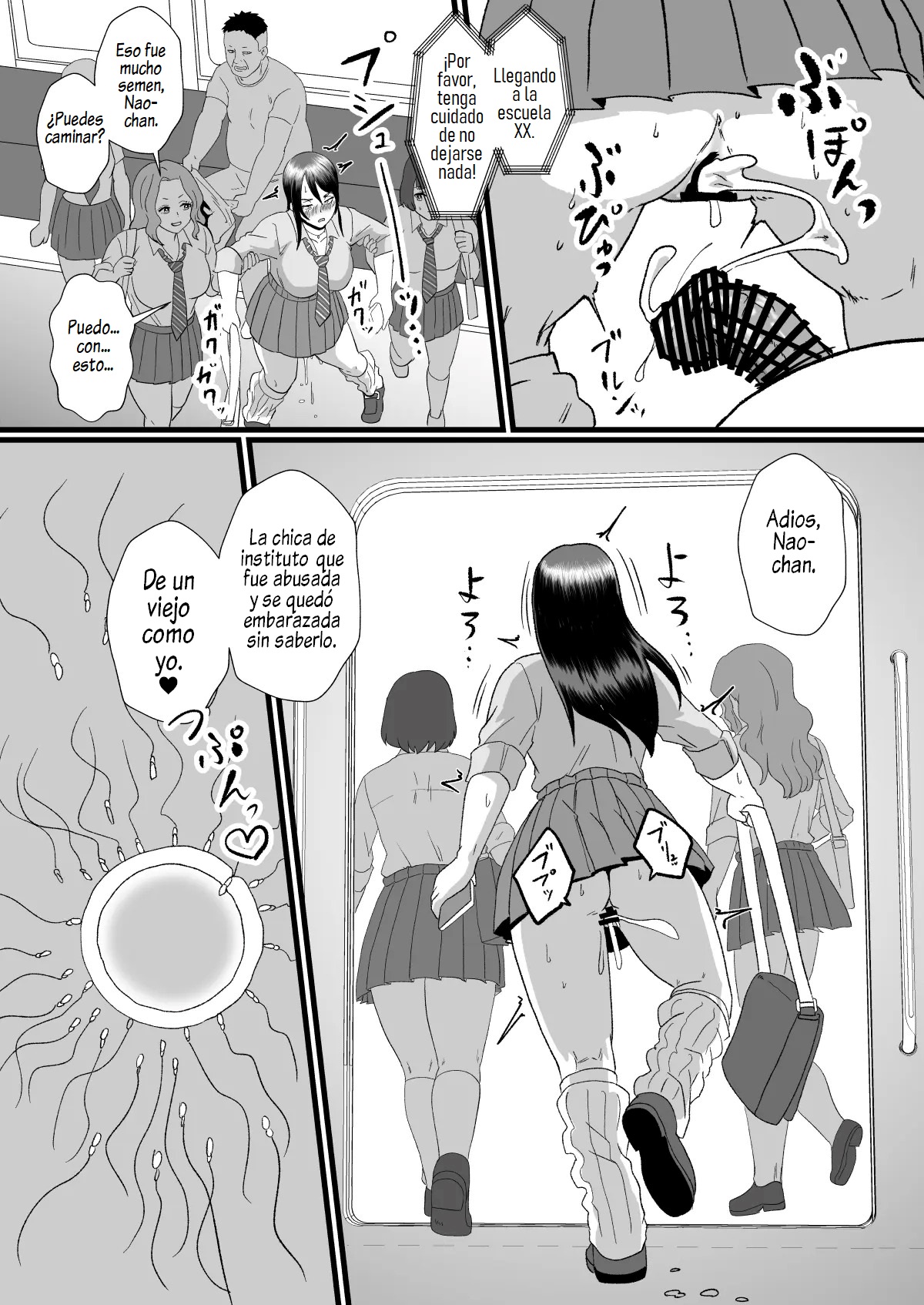 Tsuugaku Densha ni Arawareta Ninshiki Kaihen Oji-san | El hombre que Alteraró la Percepción y Apareció en el Tren Escolar - Page 32
