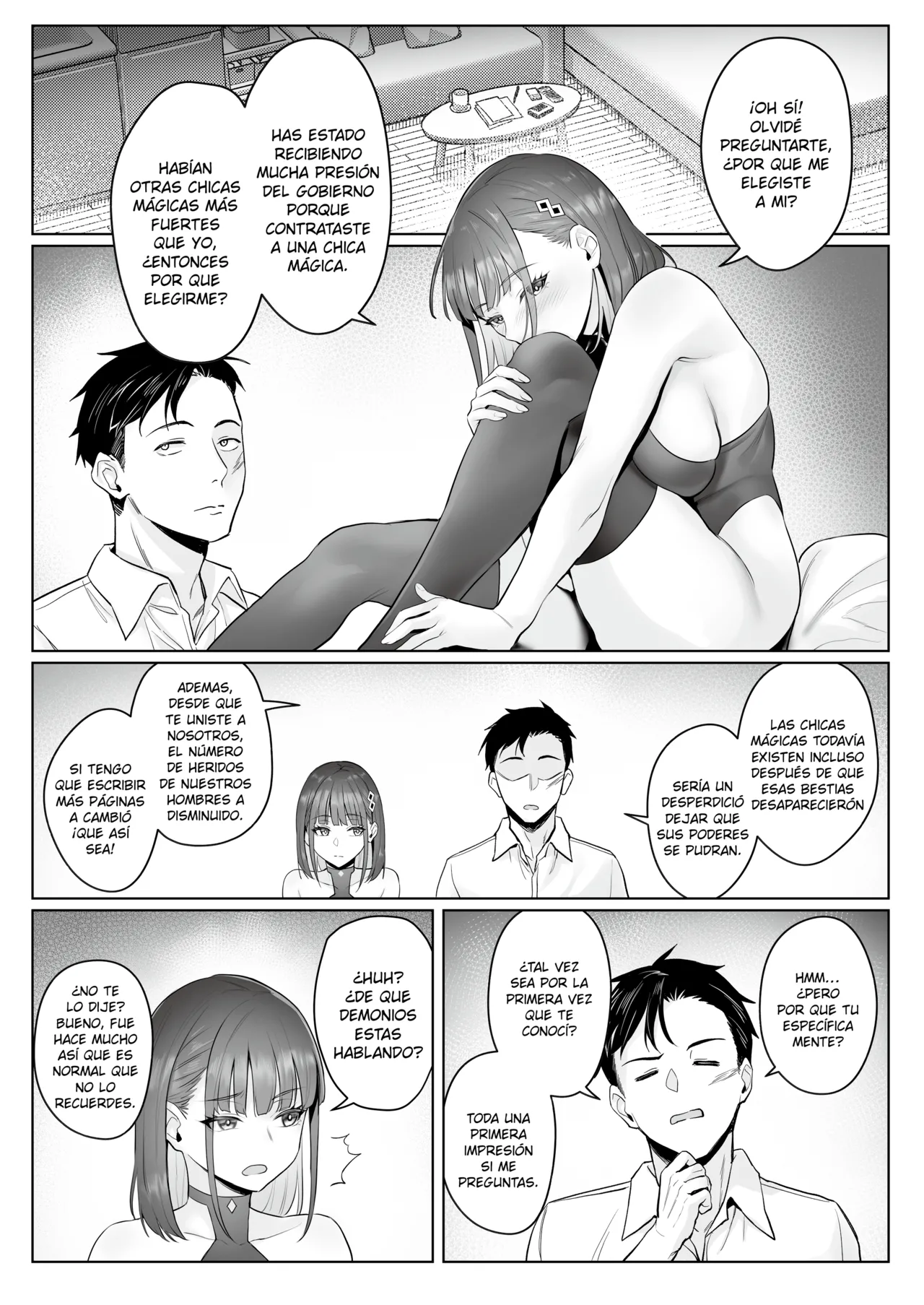 Moto Mahou Shoujo no Shigoto Hanashi Ao | El Trabajo De La Ex Chica Magica Azul - Page 32