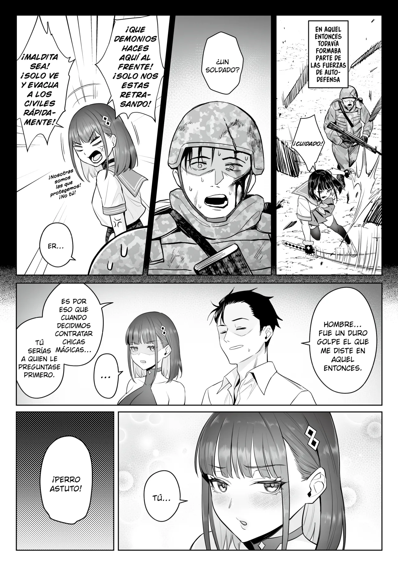 Moto Mahou Shoujo no Shigoto Hanashi Ao | El Trabajo De La Ex Chica Magica Azul - Page 33