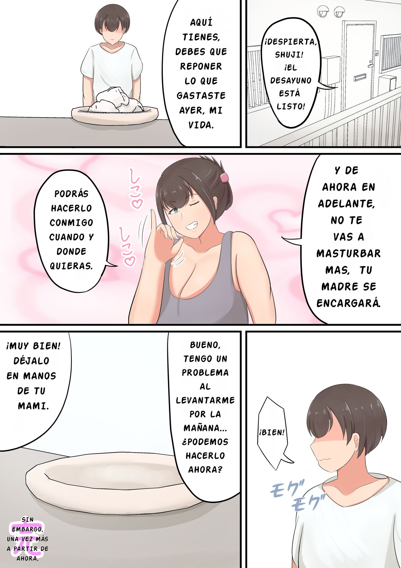 Oiwai ni Okaa-san ga Fudeoroshi Shite Kureta Hanashi | ¡¡Celebarndo con mama mi primer empleo!! - Page 34
