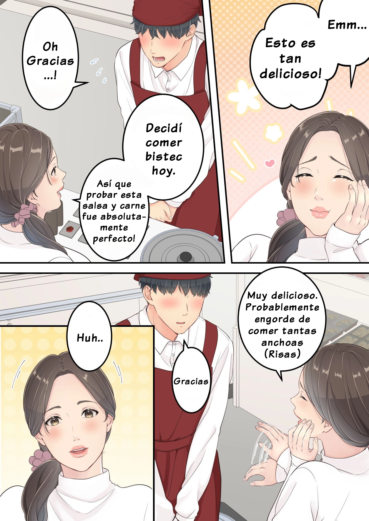 Matomo na Okaa-san ga Musuko to Onaidoshi na Otokonoko to Amaama Furin Ryokou shichau Hanashi - Page 4