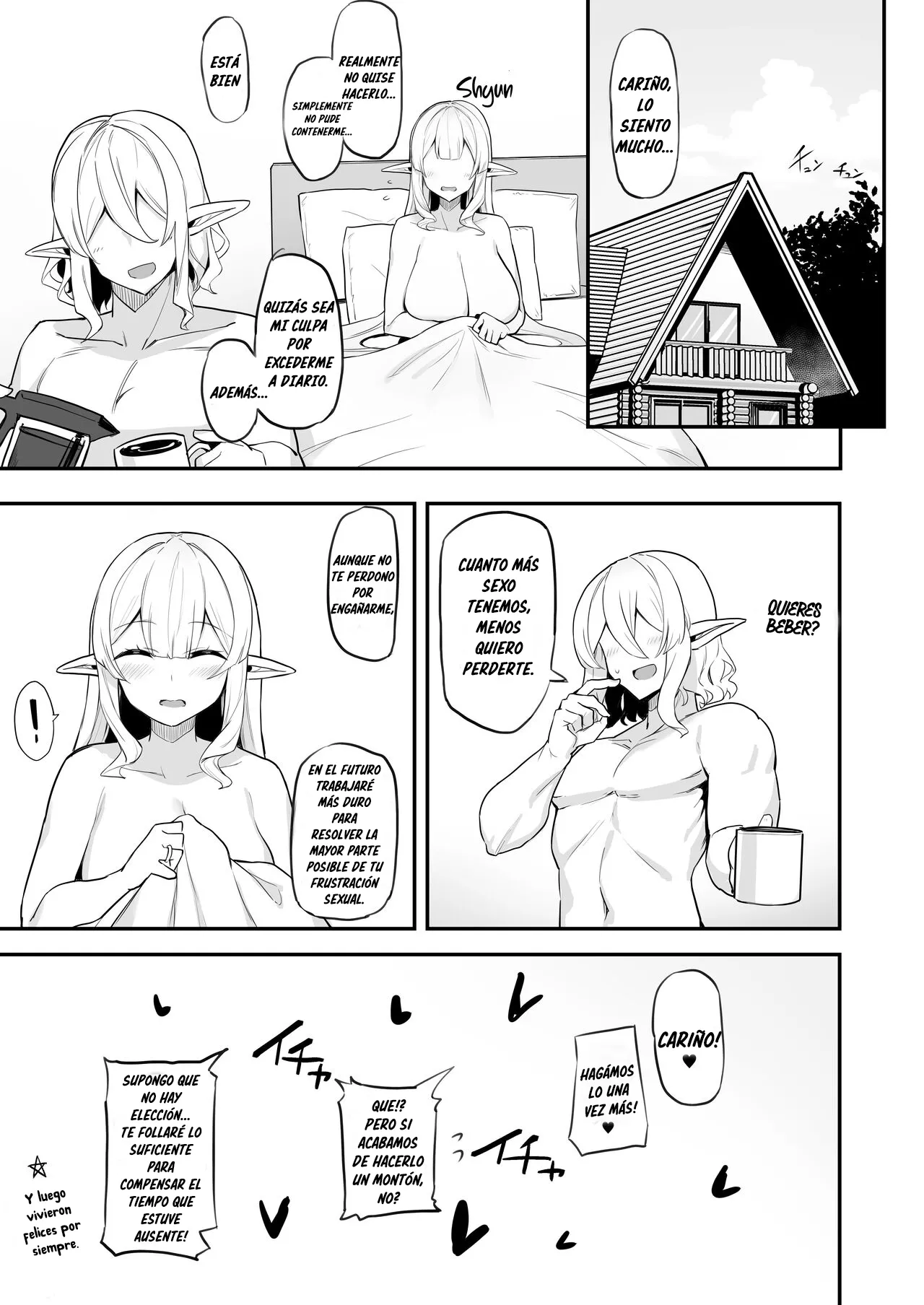 Hitozuma Elf wa Yokkyuu Fuman | La Esposa Elfa Está Reprimida - Page 40