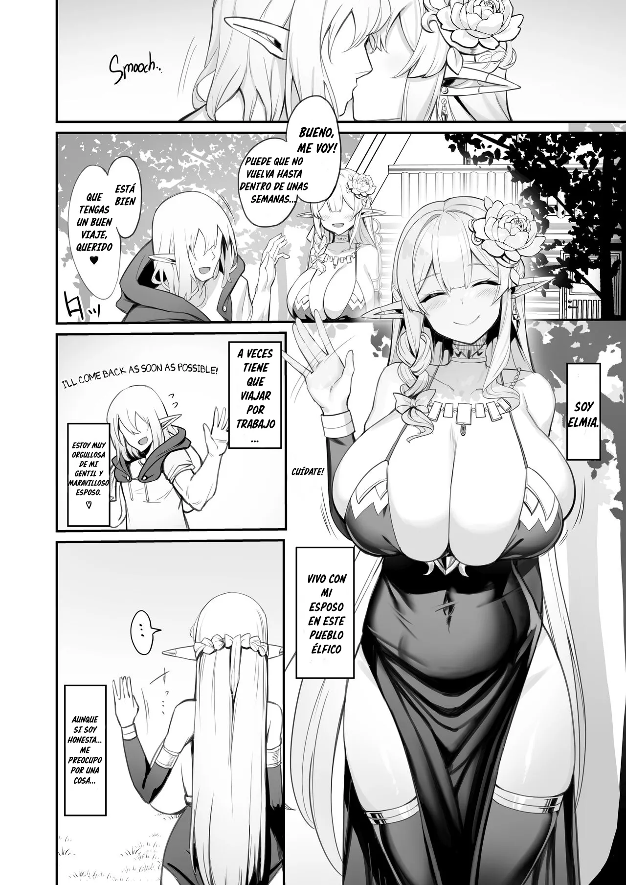 Hitozuma Elf wa Yokkyuu Fuman | La Esposa Elfa Está Reprimida - Page 5