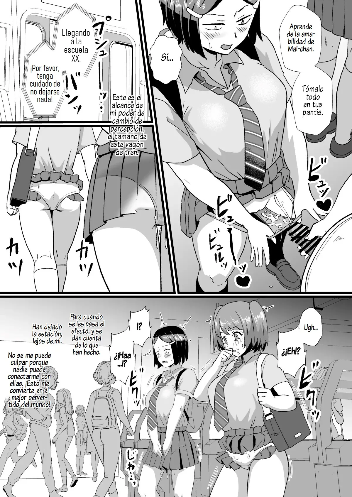 Tsuugaku Densha ni Arawareta Ninshiki Kaihen Oji-san | El hombre que Alteraró la Percepción y Apareció en el Tren Escolar - Page 6