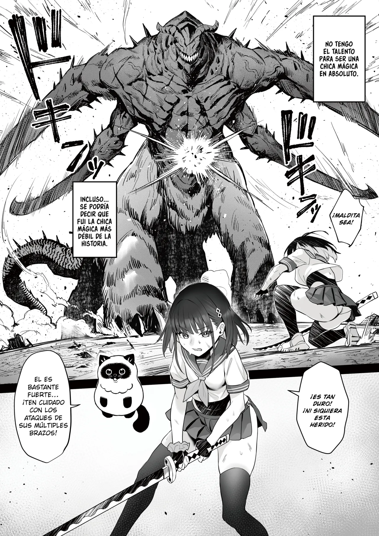 Moto Mahou Shoujo no Shigoto Hanashi Ao | El Trabajo De La Ex Chica Magica Azul - Page 6