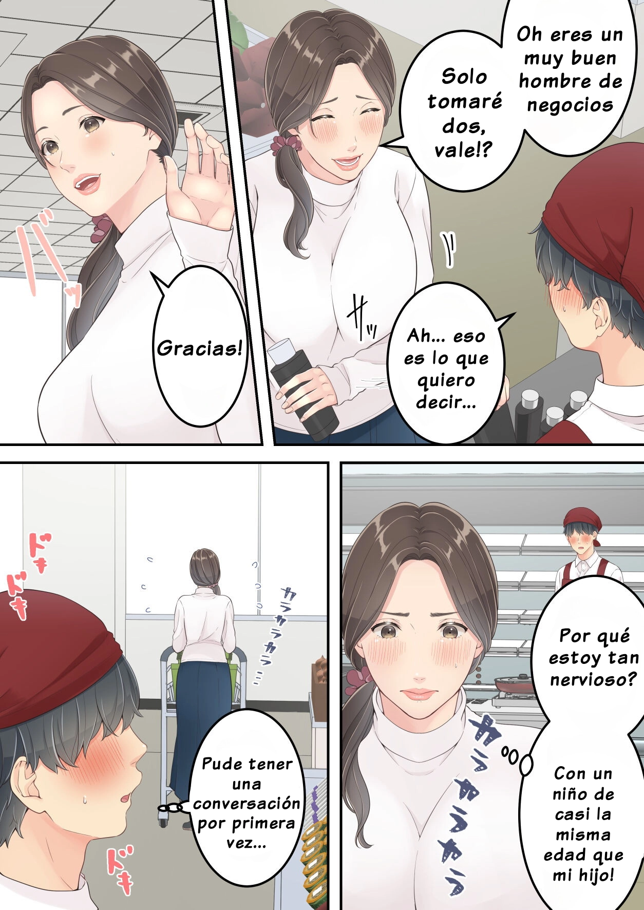 Matomo na Okaa-san ga Musuko to Onaidoshi na Otokonoko to Amaama Furin Ryokou shichau Hanashi - Page 6