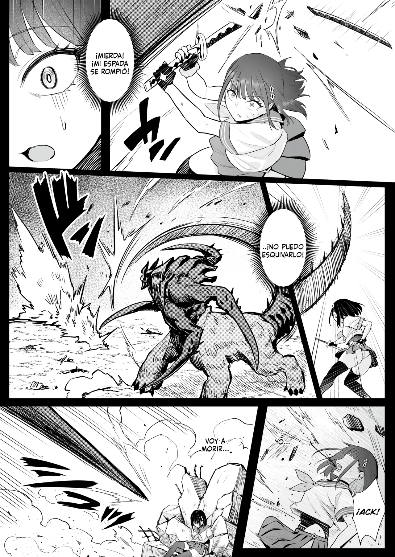 Moto Mahou Shoujo no Shigoto Hanashi Ao | El Trabajo De La Ex Chica Magica Azul - Page 8