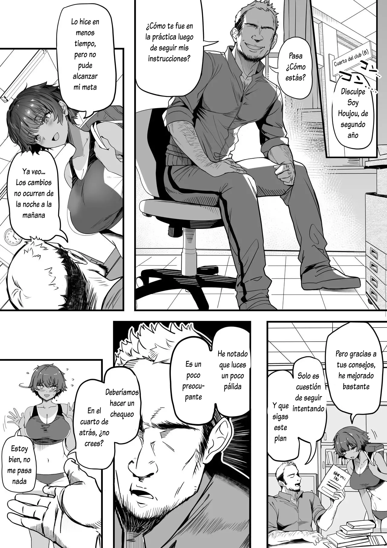 Rikujoubu no Bokukko Doukyuusei ga Chuunen Komon ni Mesu ni Sareru Ichibu Shijuu - Page 8