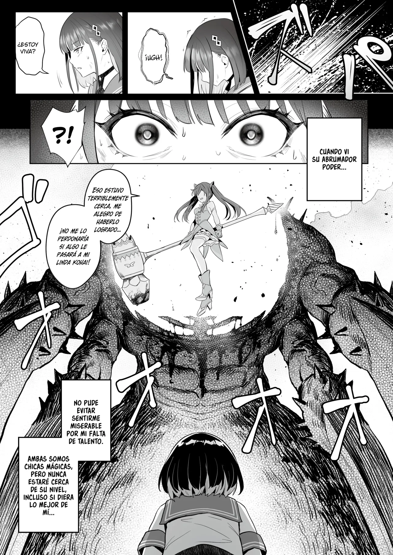 Moto Mahou Shoujo no Shigoto Hanashi Ao | El Trabajo De La Ex Chica Magica Azul - Page 9