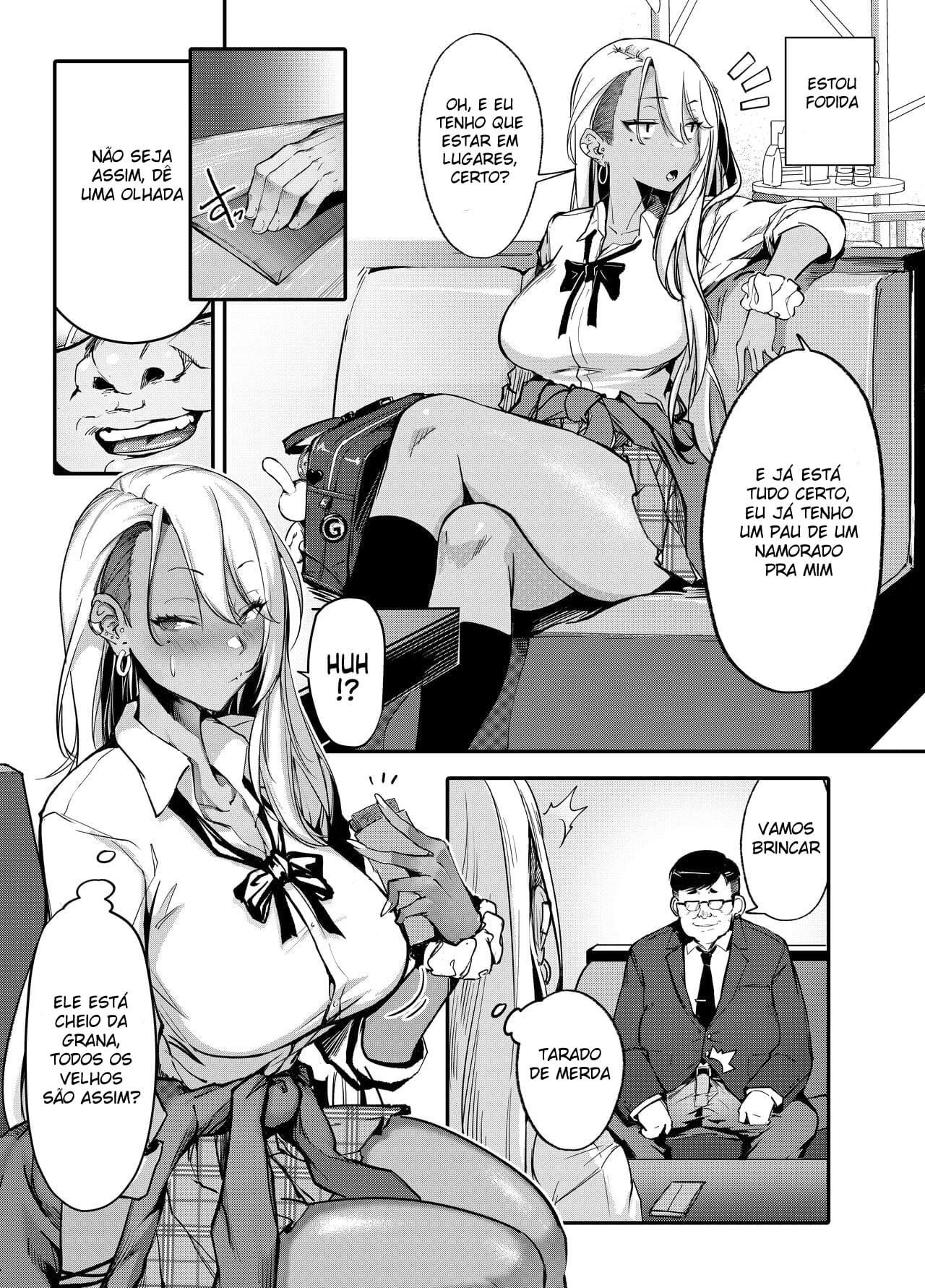 Colocando uma Gyaru Atrevida em Seu Lugar - Page 8
