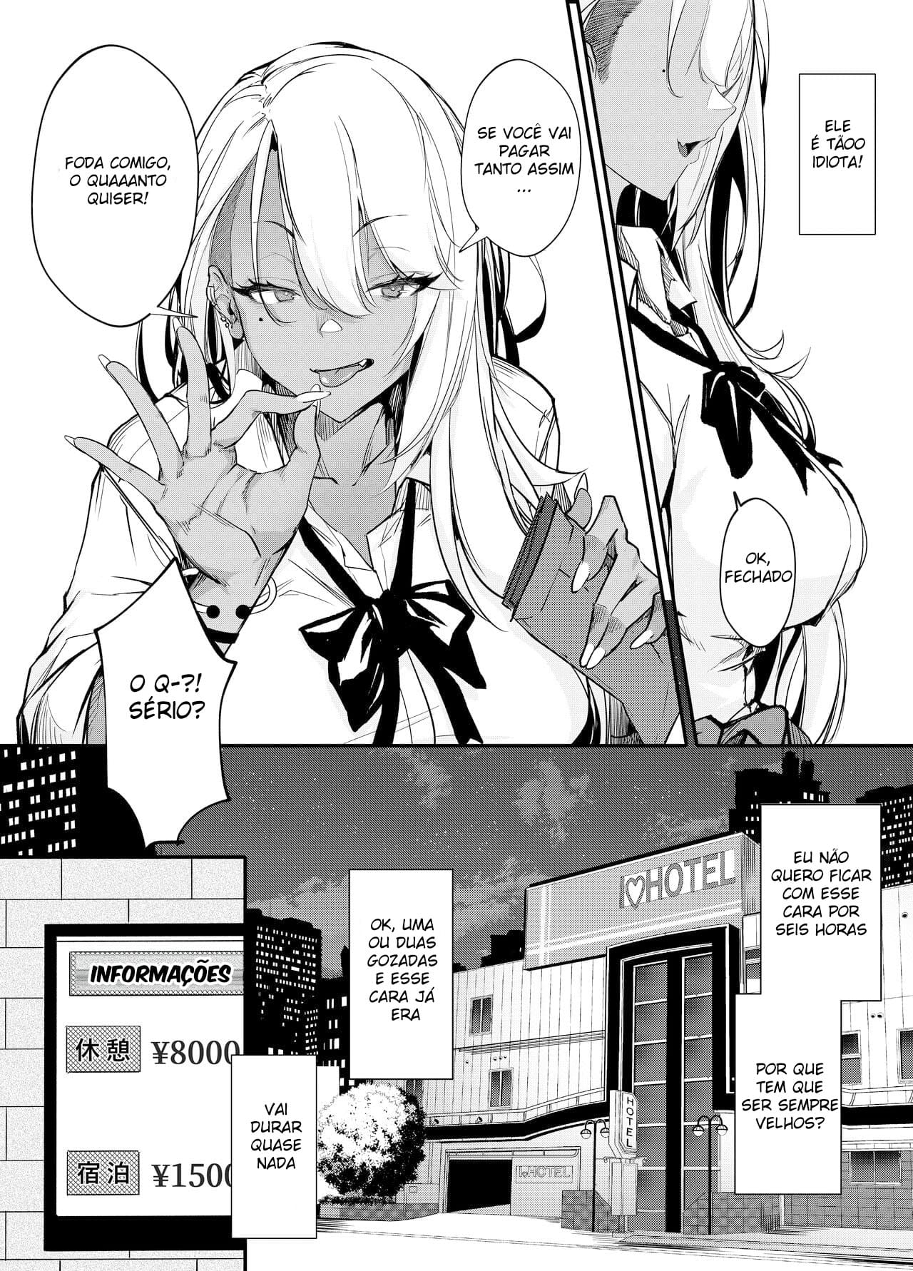 Colocando uma Gyaru Atrevida em Seu Lugar - Page 10
