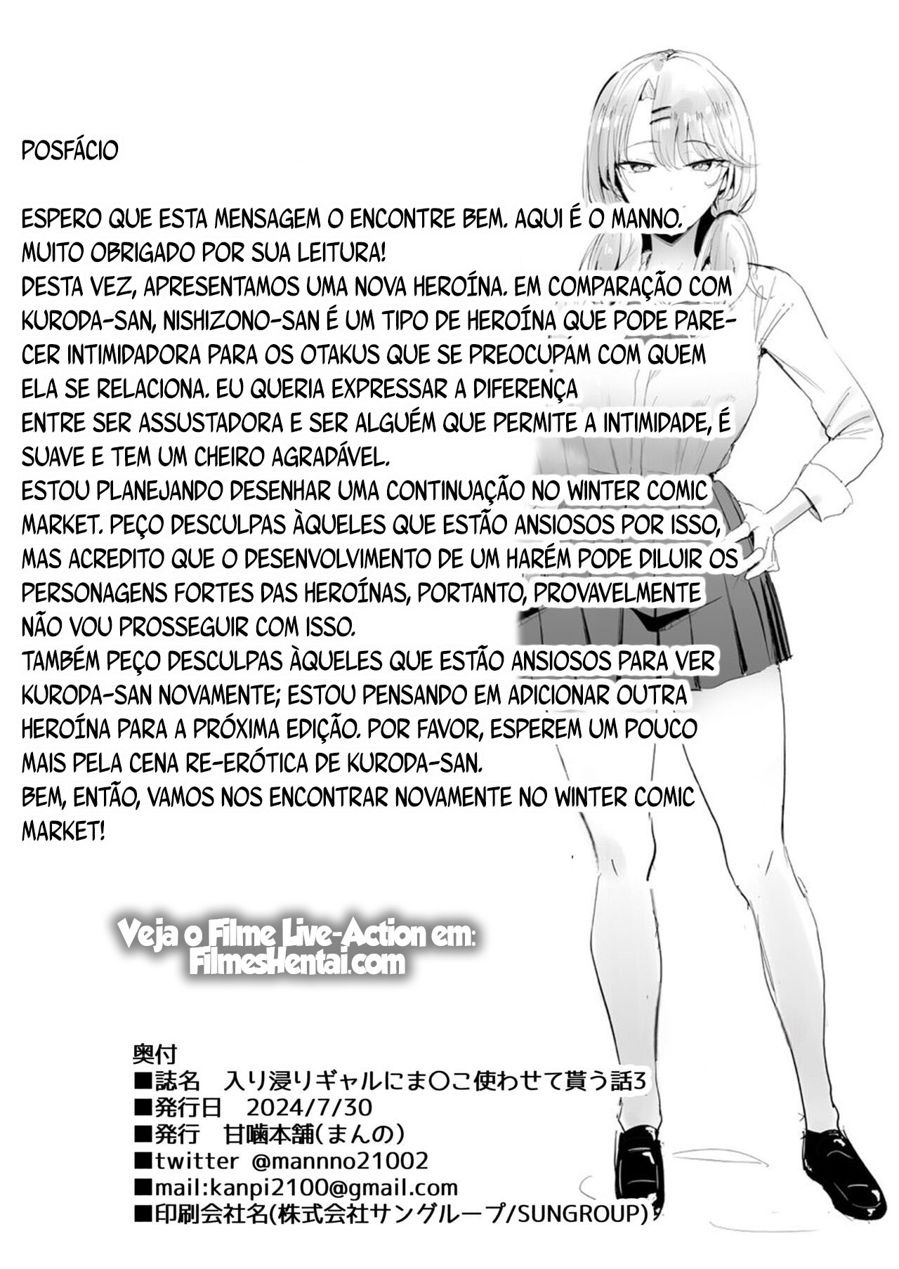 Minha amiga Gyaru me Deixa Usar a Buceta Dela 3 - Page 41