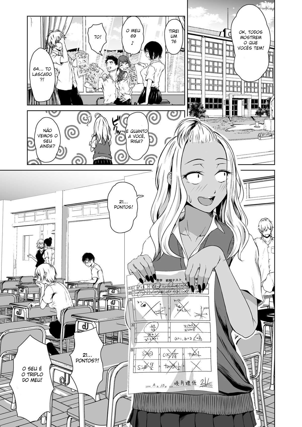 Uma longa relação de uma semana entre uma Gyaru e um Garoto Introvertido - Page 3