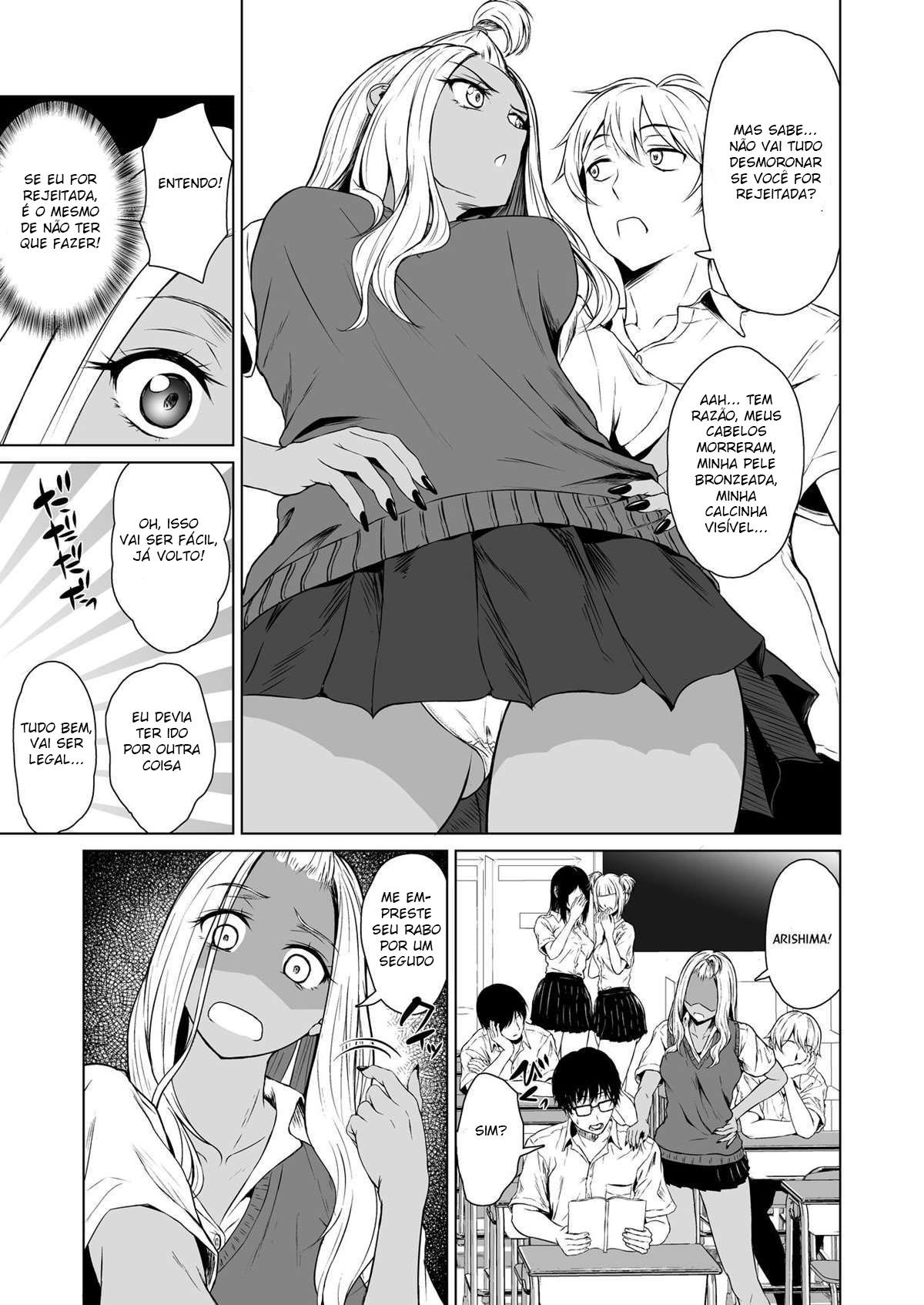 Uma longa relação de uma semana entre uma Gyaru e um Garoto Introvertido - Page 7
