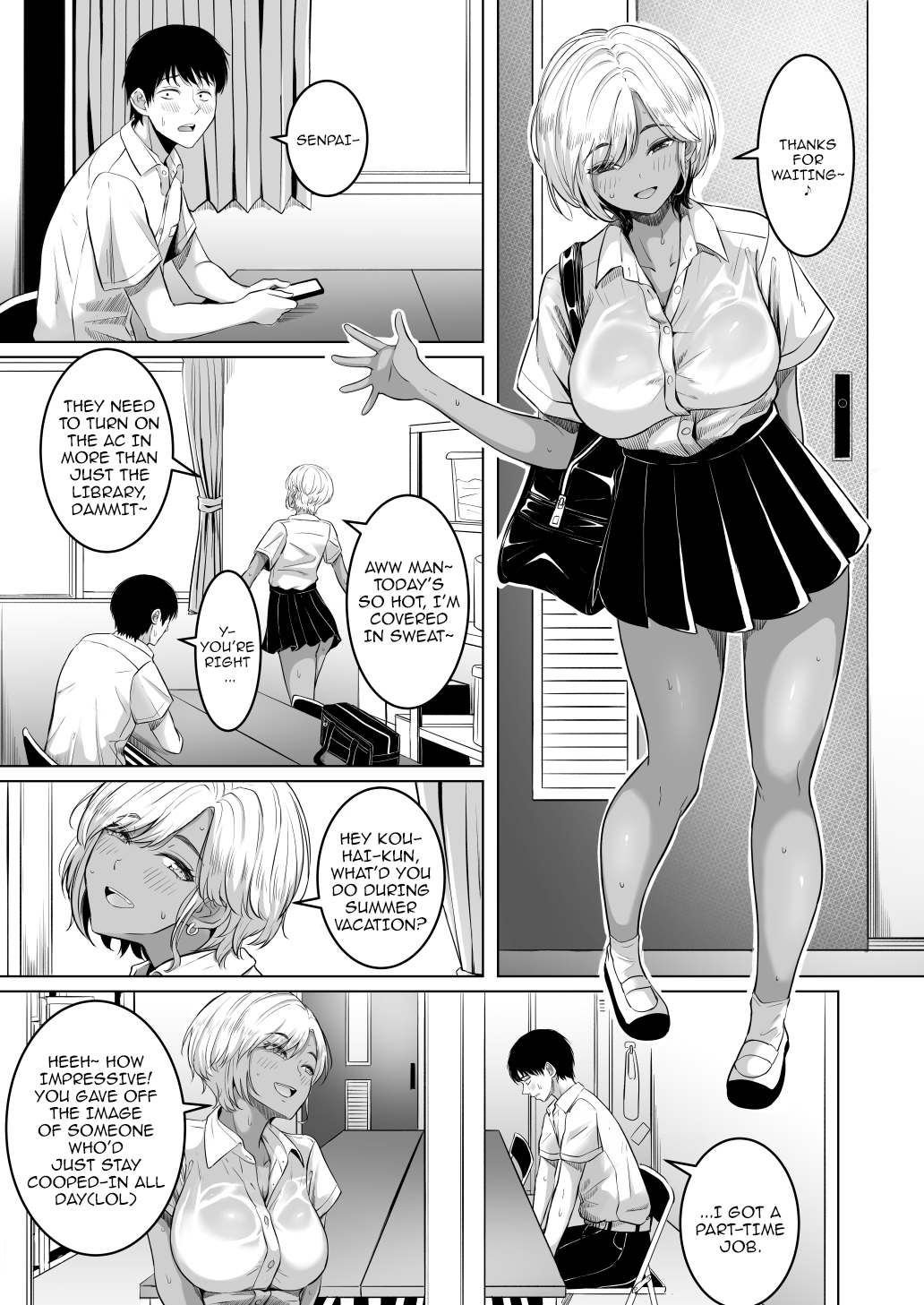 Senpai no Muwaa o Boku wa Mitai | I Wanna See Senpai’s Stuffy, Steamy Place - Page 2
