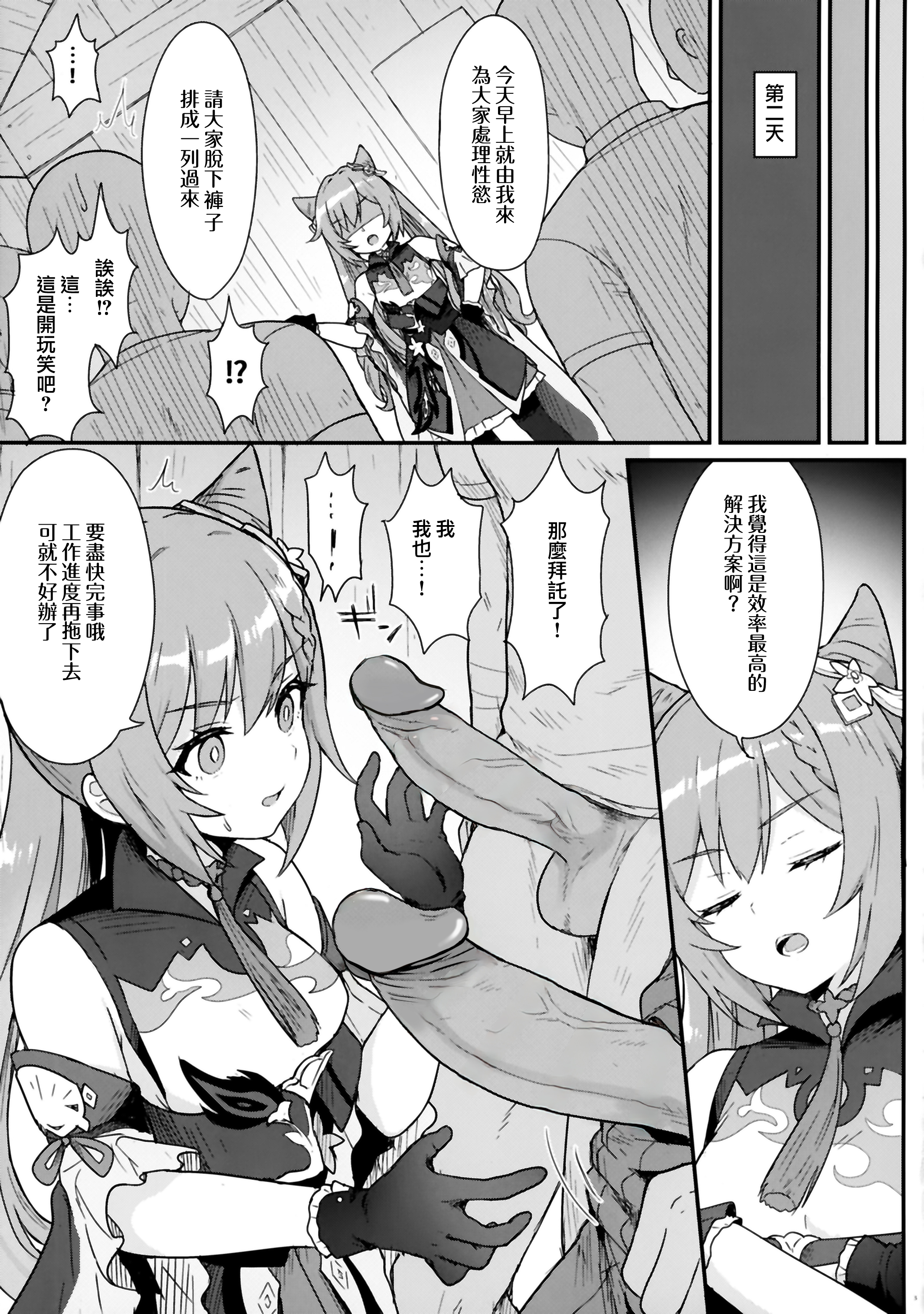 Keqing-chan ga Buka o Shigokimakuru Hon. - Page 4