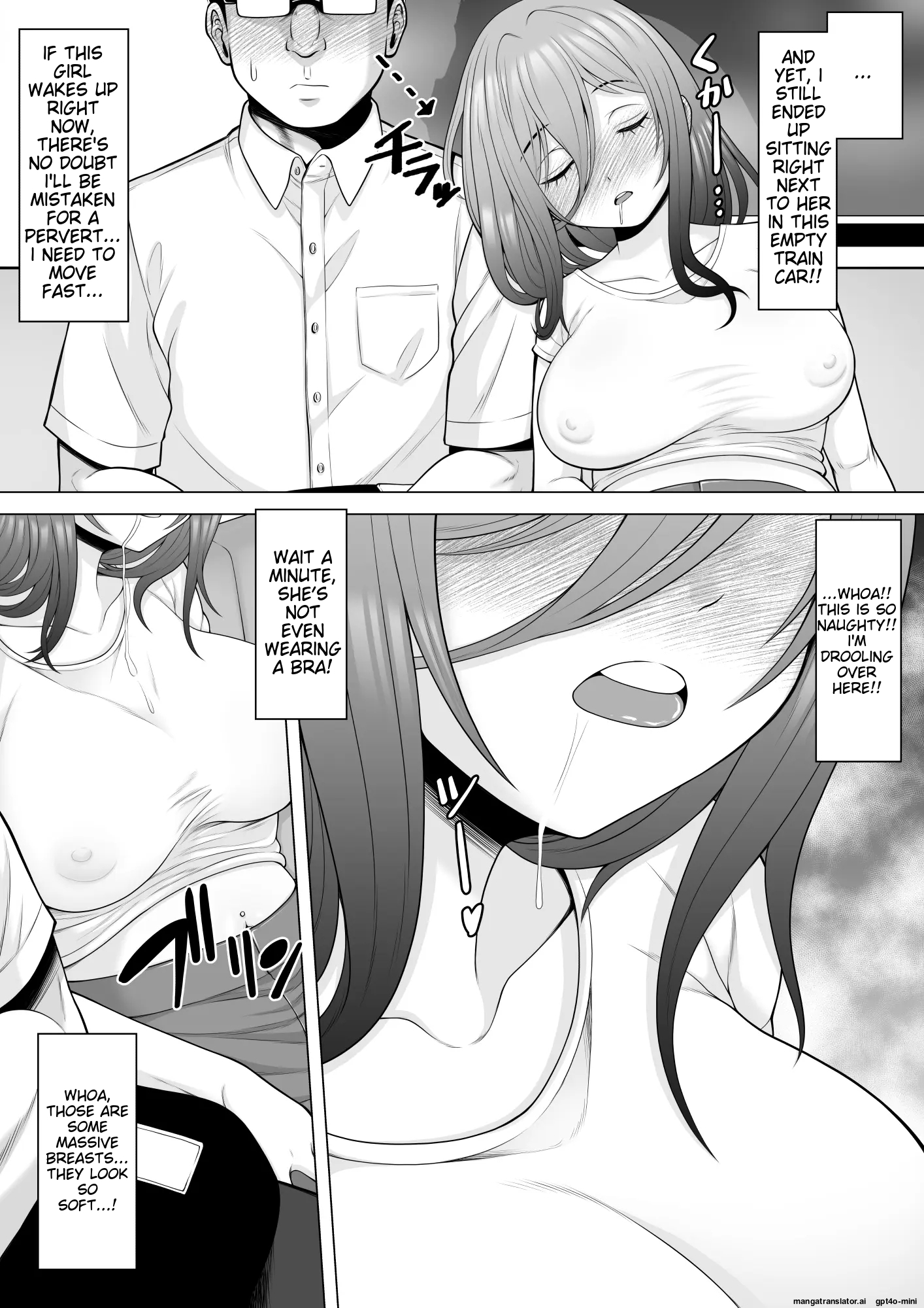 Shuuden Nottara Deisui Gal ga Itanode Suiminkan Rape Shichaimashita | When I got on the last train, I found a drunk girl, so I raped her while she was asleep - Page 4