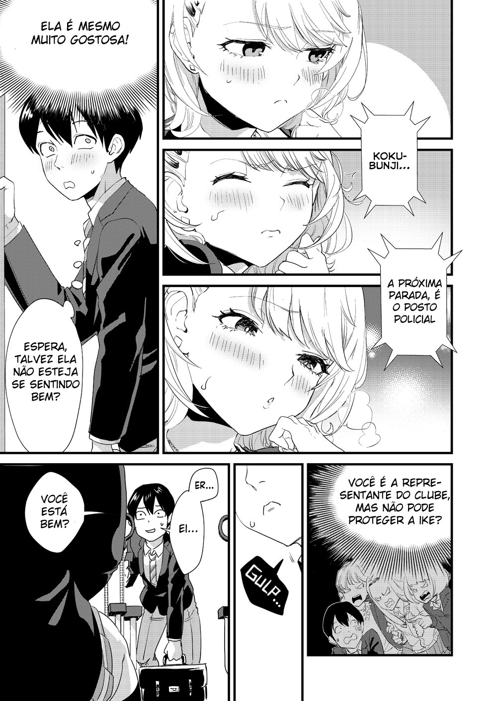 A Garota Gyaru Está Gozando Dentro do Ônibus - Page 7