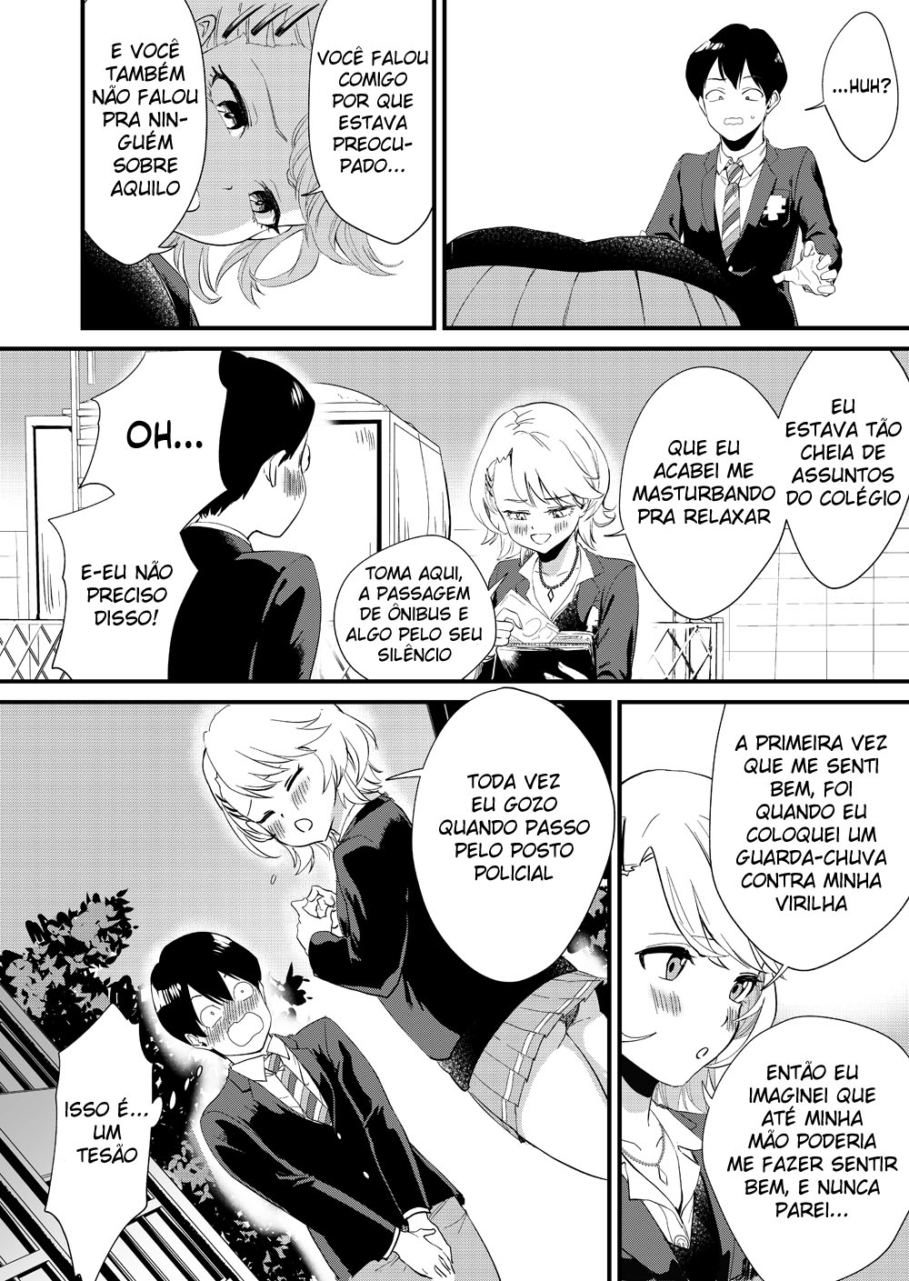 A Garota Gyaru Está Gozando Dentro do Ônibus - Page 10