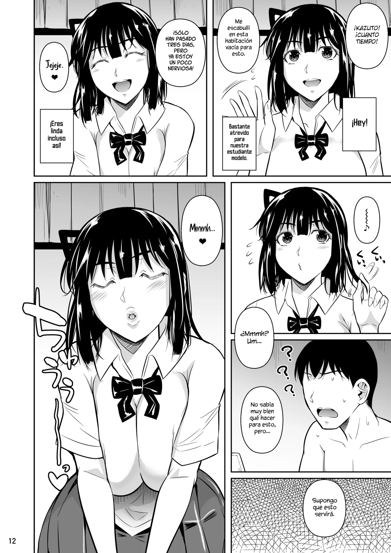 Bocchi no Mob 4 Yari Hajime no Yuutousei ga Nishuukan Kinyoku no Ue Benronchuu ni Sex suru Hanashi | La historia de un mafioso erótico que se folla a su novia estudiante de honor tras dos semanas de abstinencia 4 - Page 13