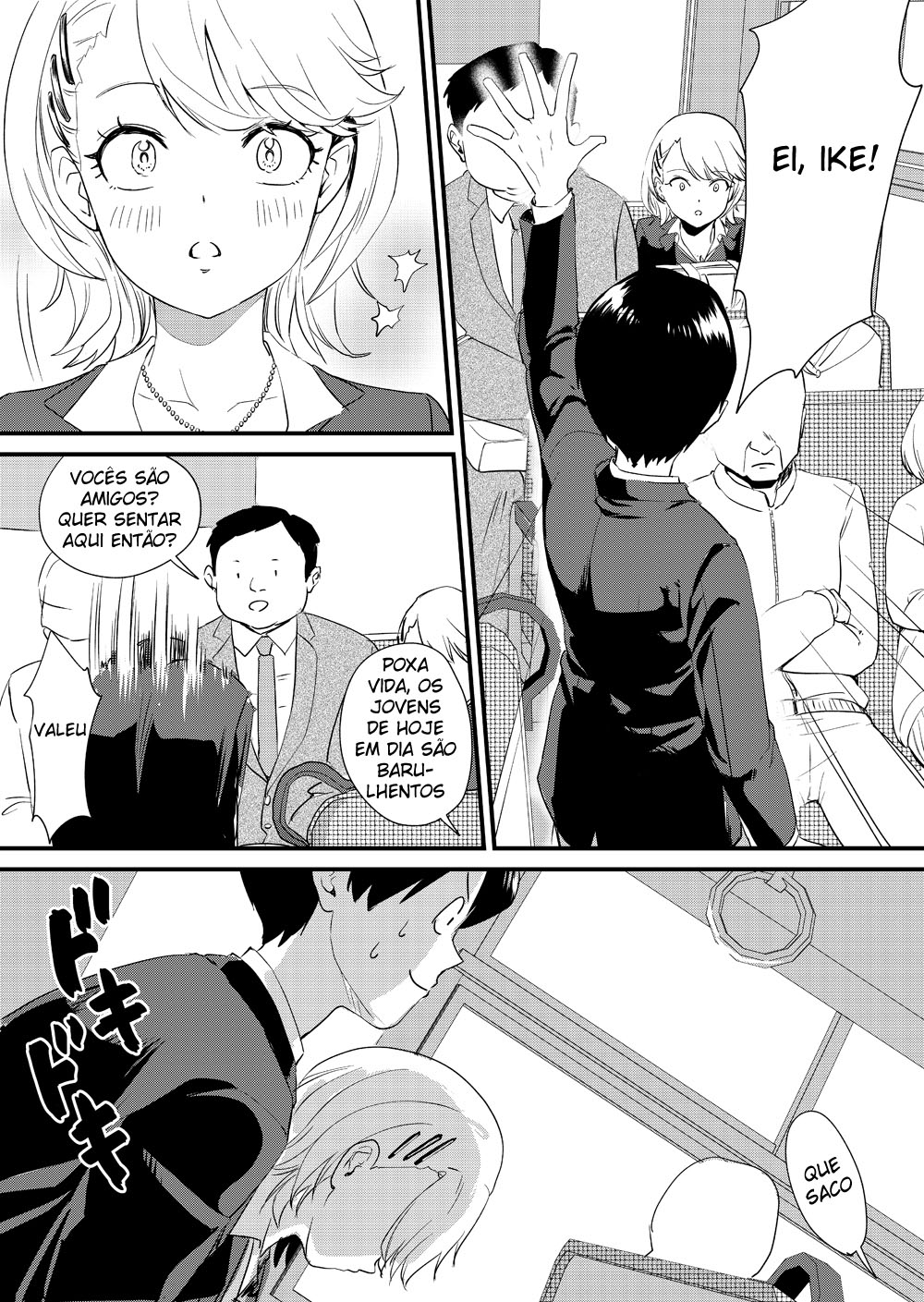 A Garota Gyaru Está Gozando Dentro do Ônibus - Page 13