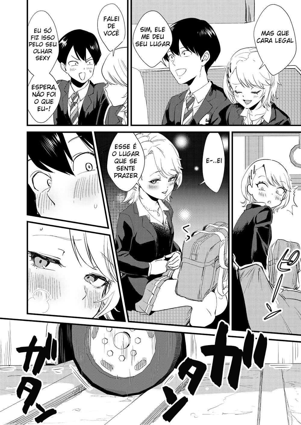 A Garota Gyaru Está Gozando Dentro do Ônibus - Page 14