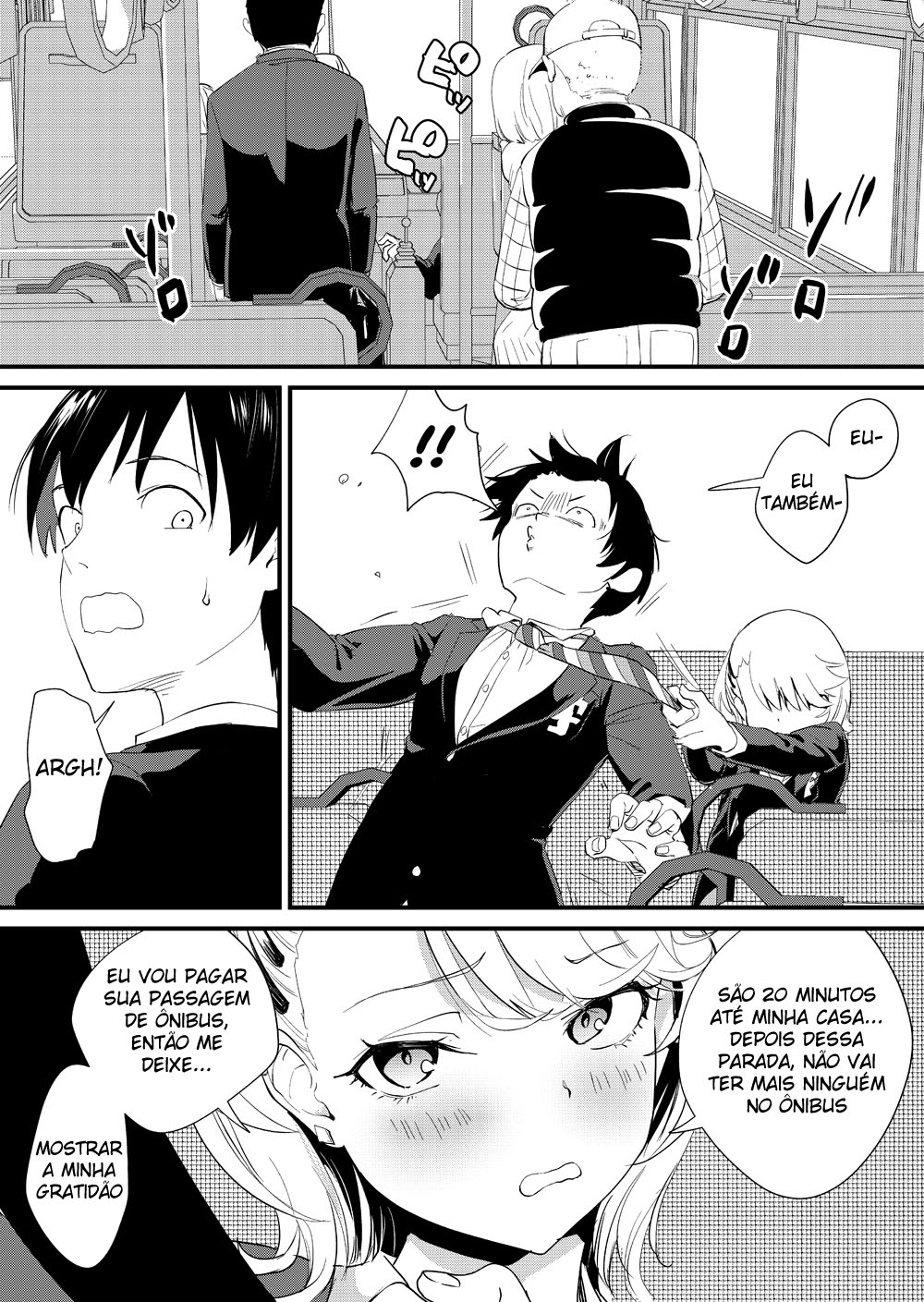 A Garota Gyaru Está Gozando Dentro do Ônibus - Page 16