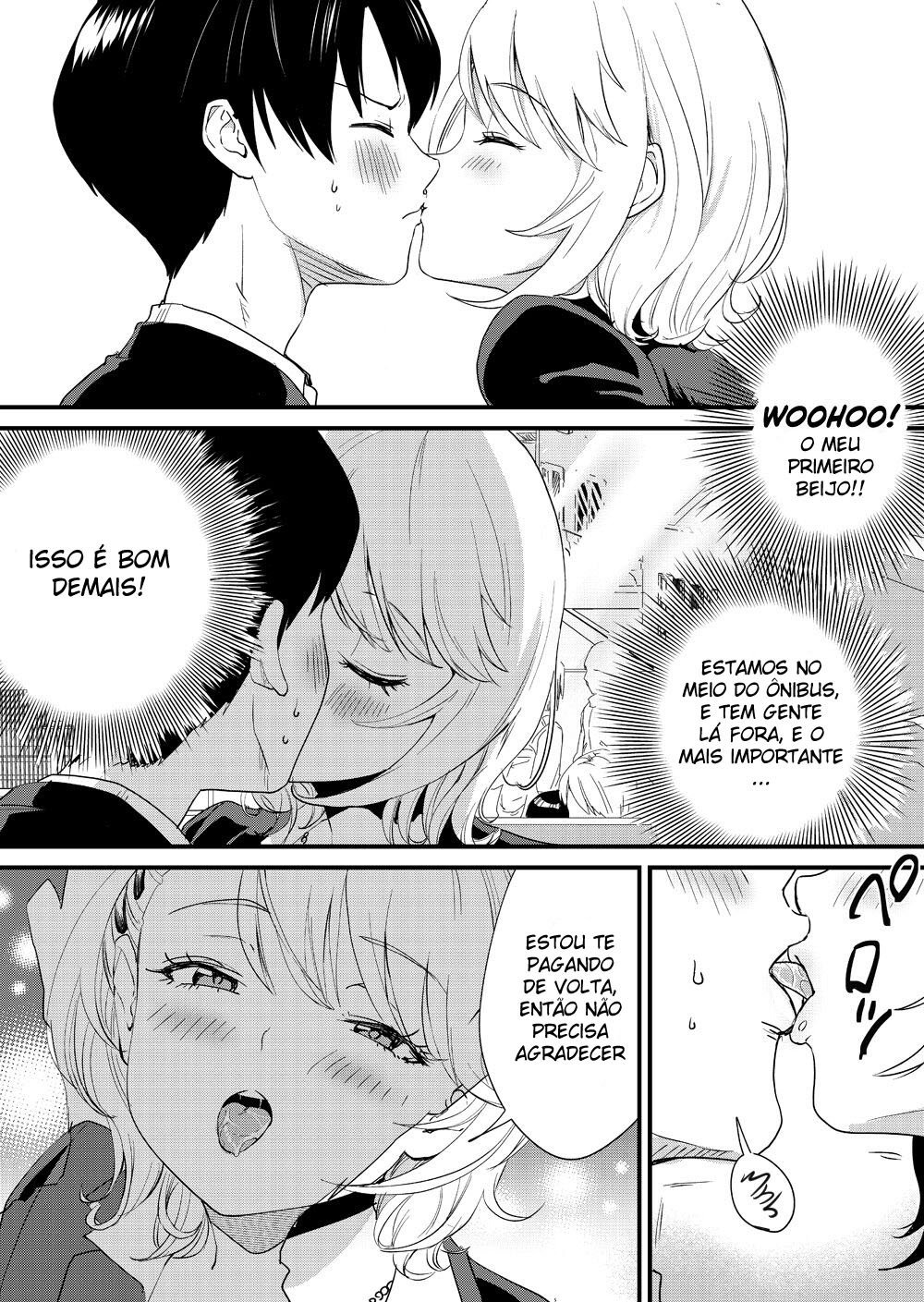 A Garota Gyaru Está Gozando Dentro do Ônibus - Page 18
