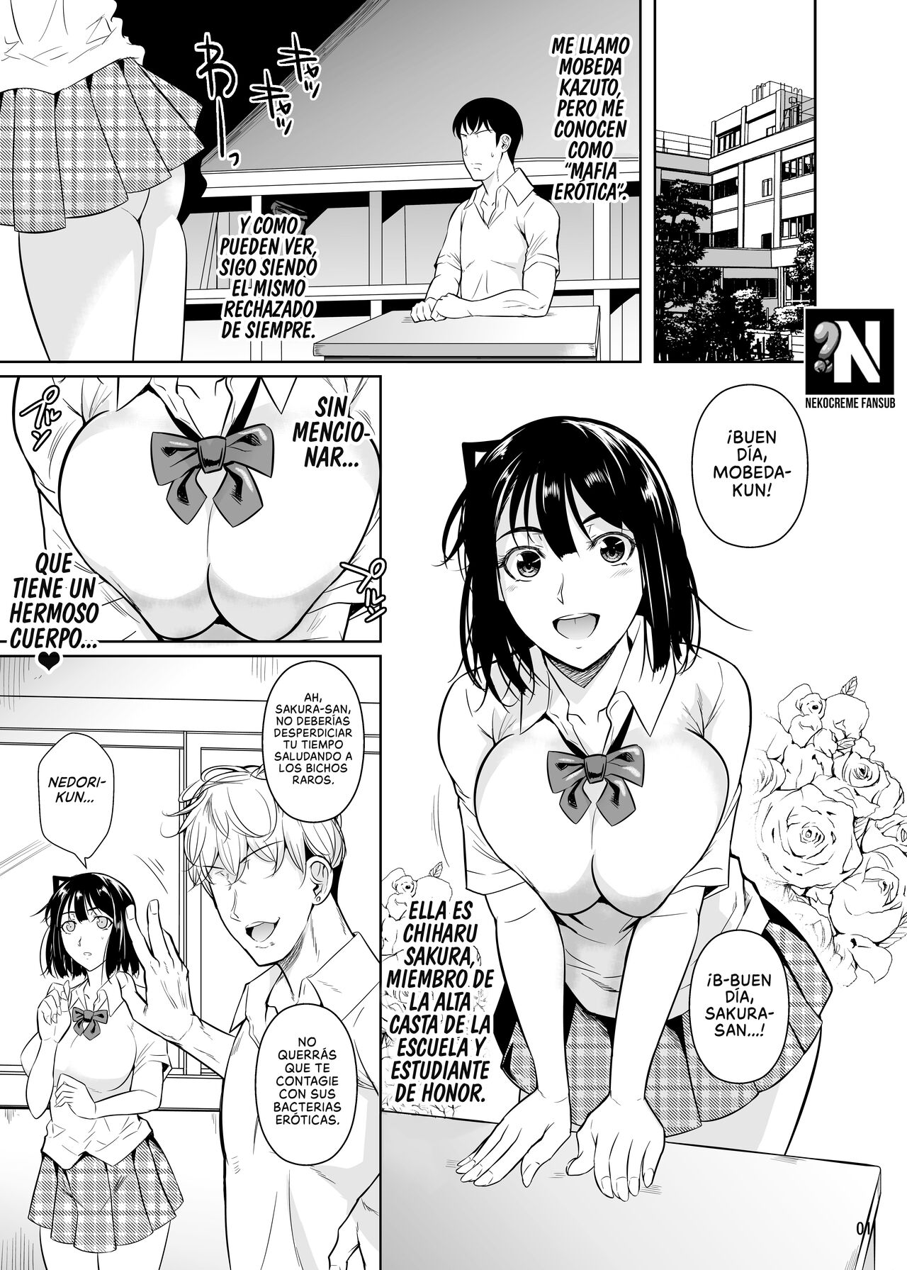 Bocchi no Mob ga Tadashii Sentaku o Shite Seiso Shoujo to Tsukiau. 2 Mochiron Sex | Un Mafioso Erótico toma la Decisión Correcta y Sale con una Chica Estupenda 2. Y por supuesto tienen Sexo - Page 2