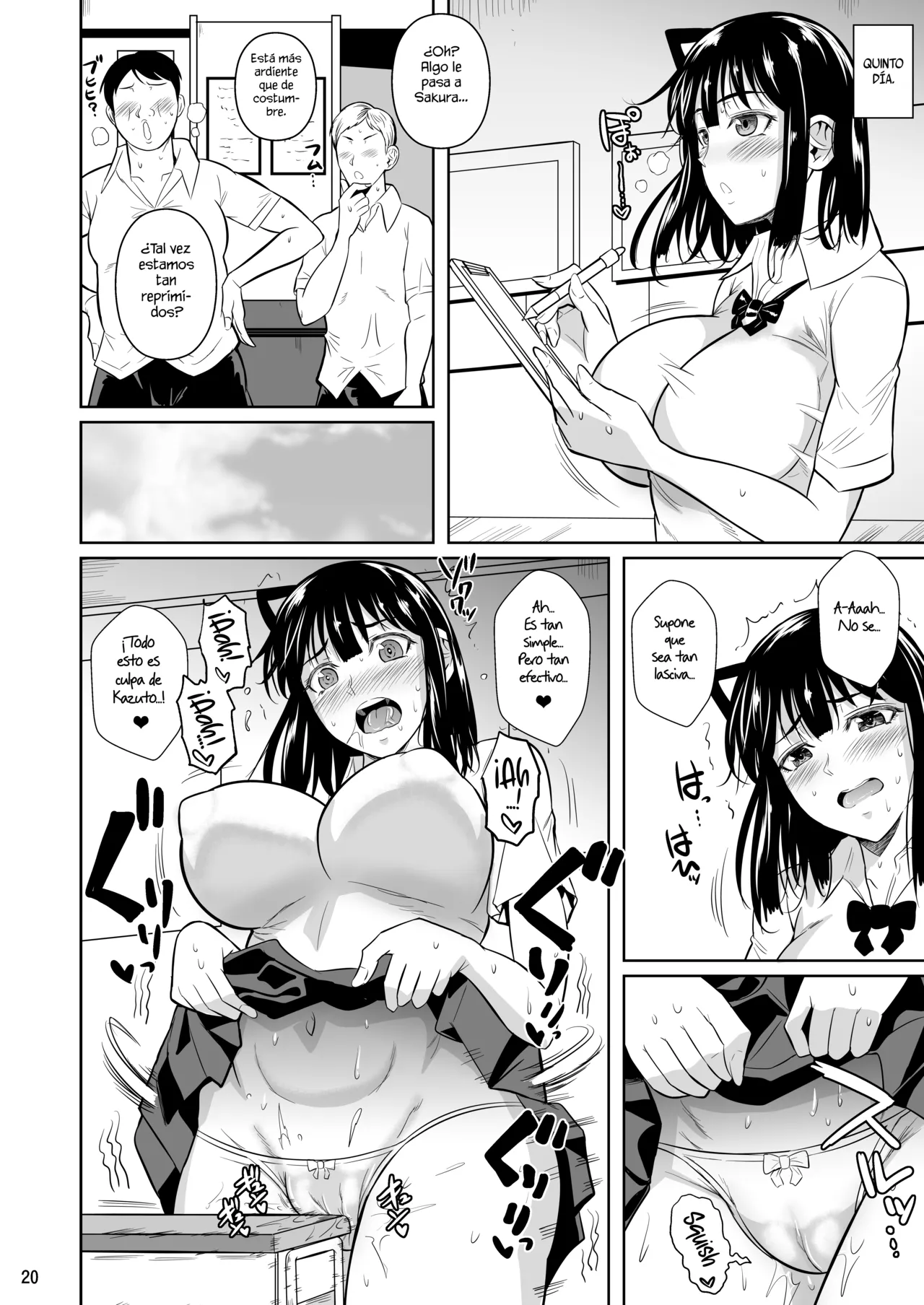 Bocchi no Mob 4 Yari Hajime no Yuutousei ga Nishuukan Kinyoku no Ue Benronchuu ni Sex suru Hanashi | La historia de un mafioso erótico que se folla a su novia estudiante de honor tras dos semanas de abstinencia 4 - Page 21
