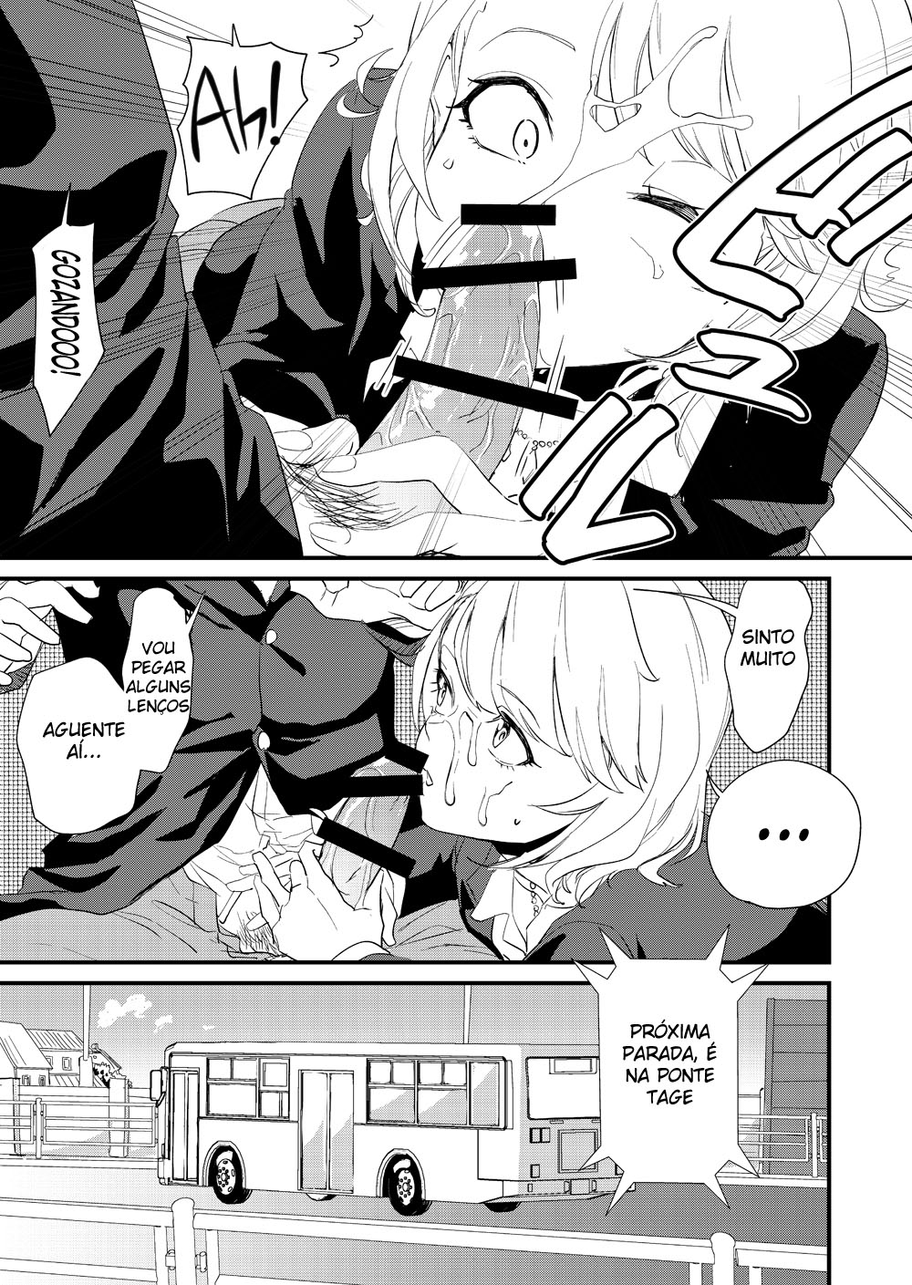 A Garota Gyaru Está Gozando Dentro do Ônibus - Page 21