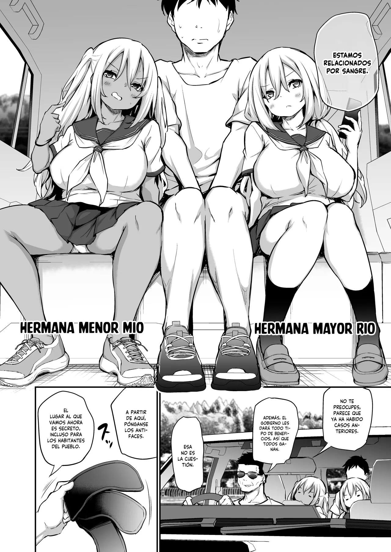 Imouto-tachi o Haramasenai to Derarenai Mura | Un Pueblo del que no Puedo Salir a Menos que Embarace a Mis Hermanas - Page 3