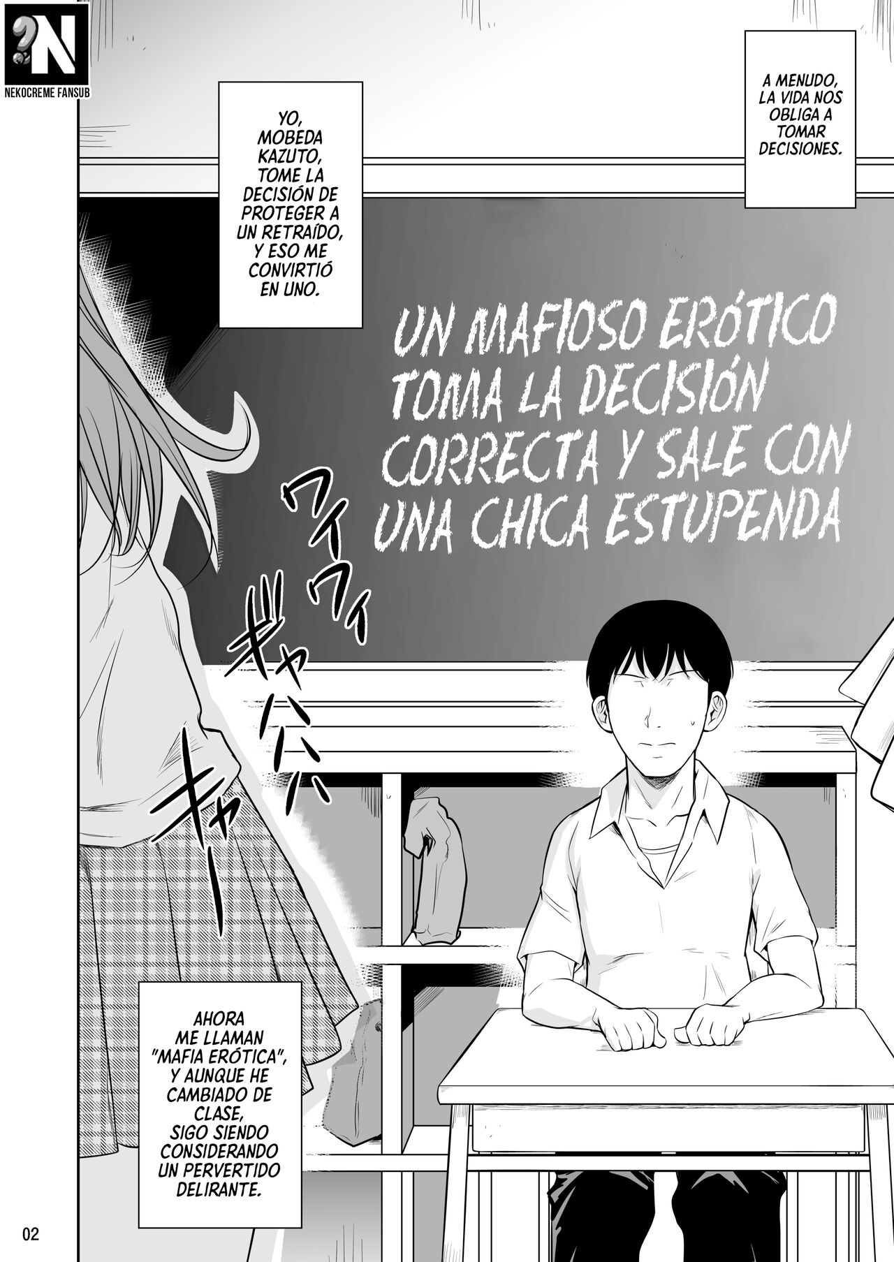 Bocchi no Mob ga Tadashii Sentaku o Shite Seiso Shoujo to Tsukiau. Mochiron Sex mo Suru | Un Mafioso Erótico toma la Decisión Correcta y Sale con una Chica Estupenda. Y por supuesto tienen Sexo - Page 3
