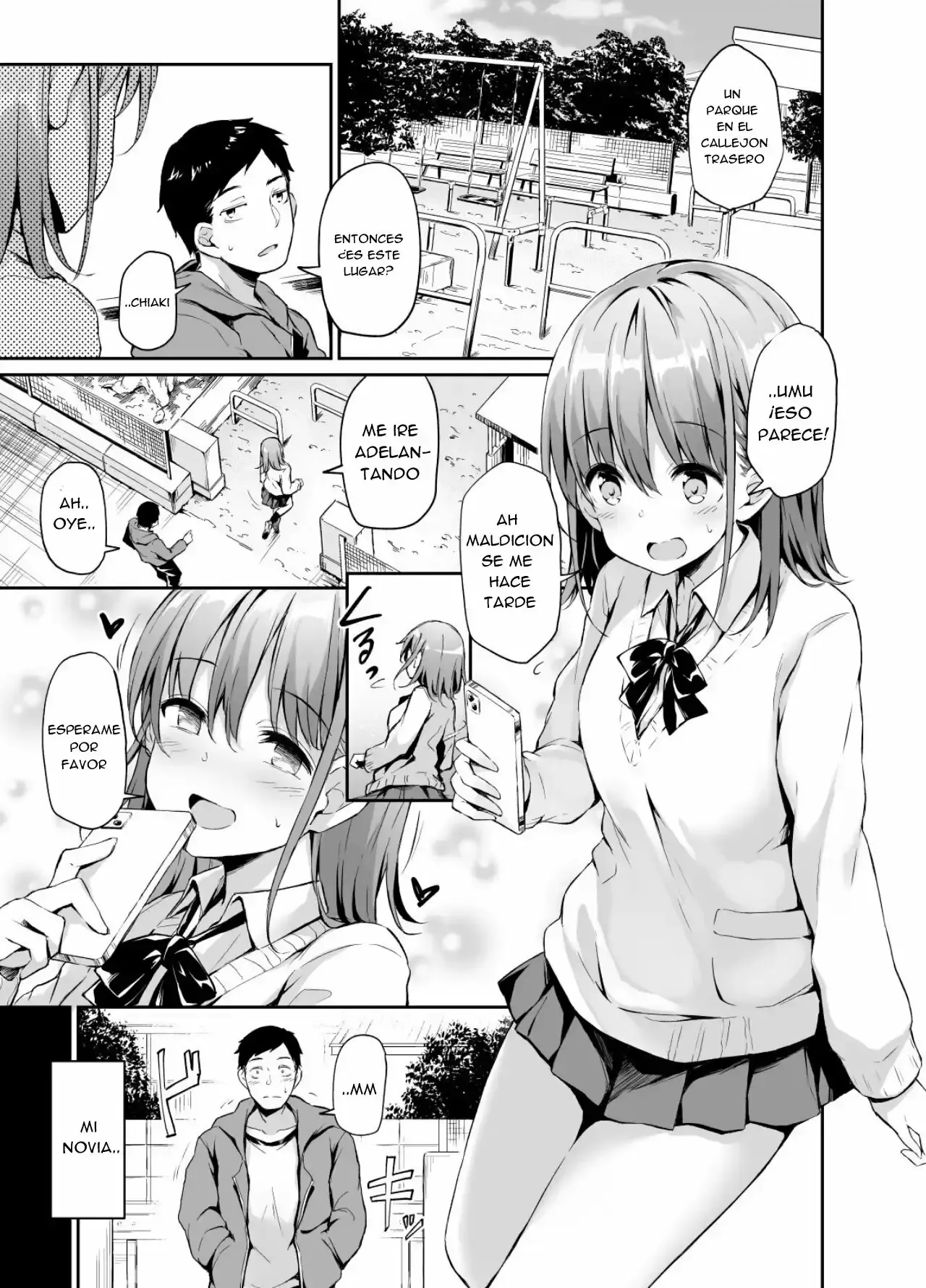 Enkou Kanojo to Kengakukai | Citas Pagadas al Lado de mi Novia Prostituta - Page 3
