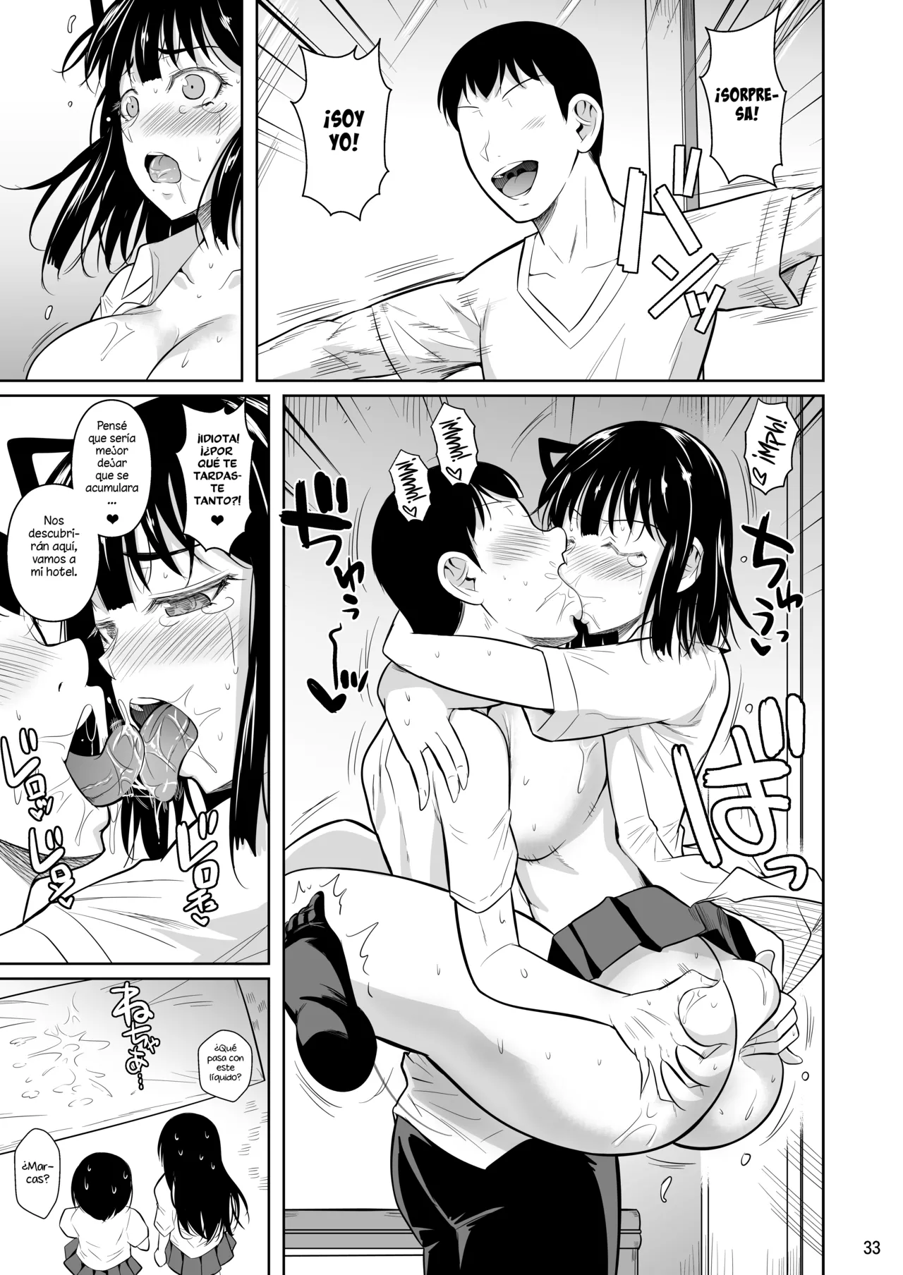 Bocchi no Mob 4 Yari Hajime no Yuutousei ga Nishuukan Kinyoku no Ue Benronchuu ni Sex suru Hanashi | La historia de un mafioso erótico que se folla a su novia estudiante de honor tras dos semanas de abstinencia 4 - Page 34