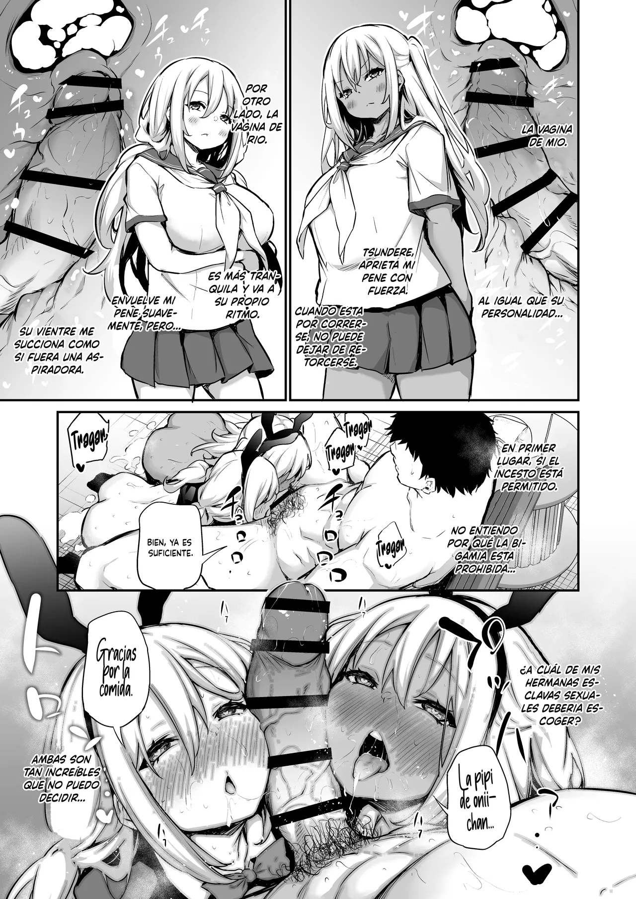 Imouto-tachi o Haramasenai to Derarenai Mura | Un Pueblo del que no Puedo Salir a Menos que Embarace a Mis Hermanas - Page 38