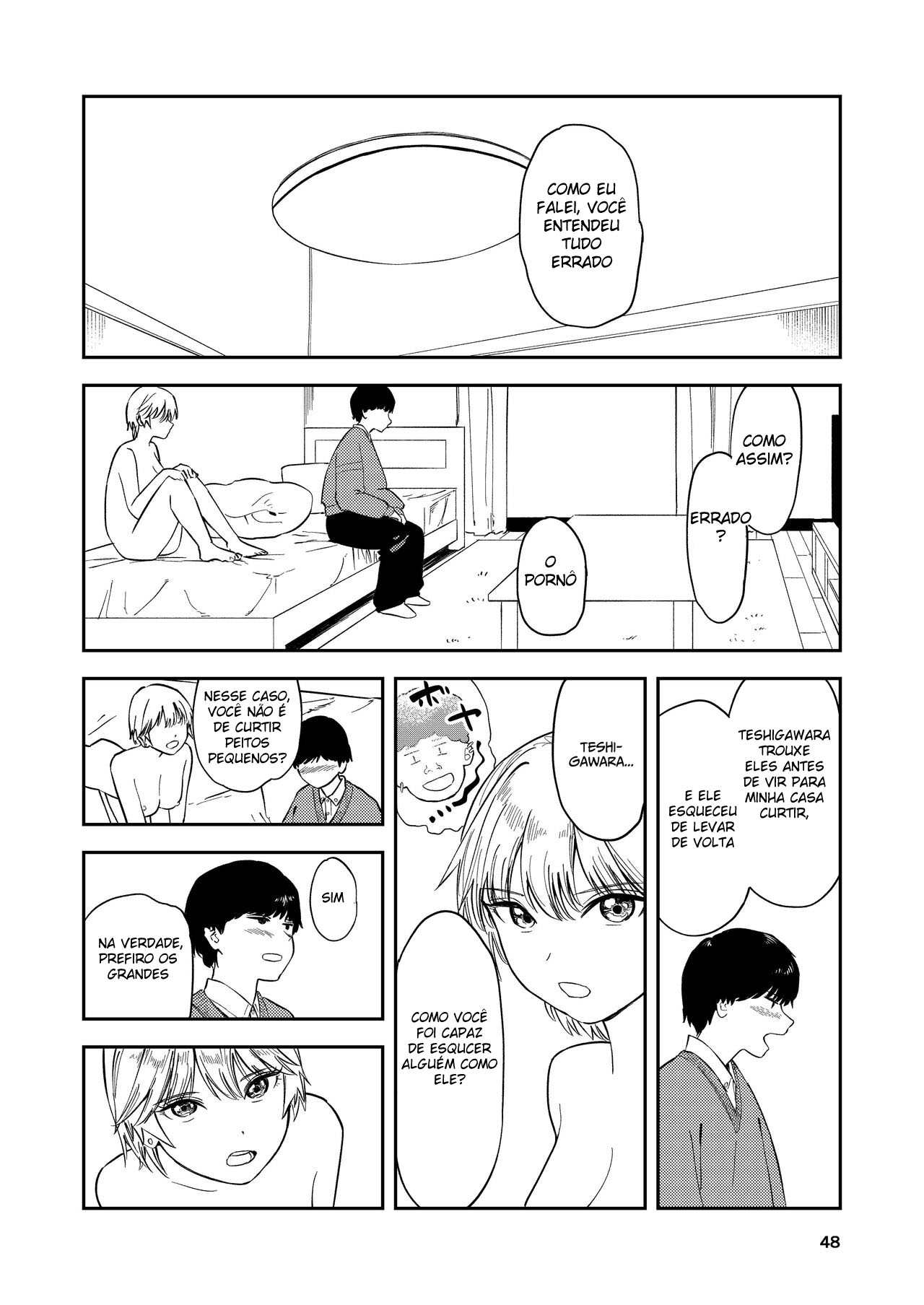 Perdendo a Virgindade Com Minha Namorada Peituda Ciumenta - Page 47