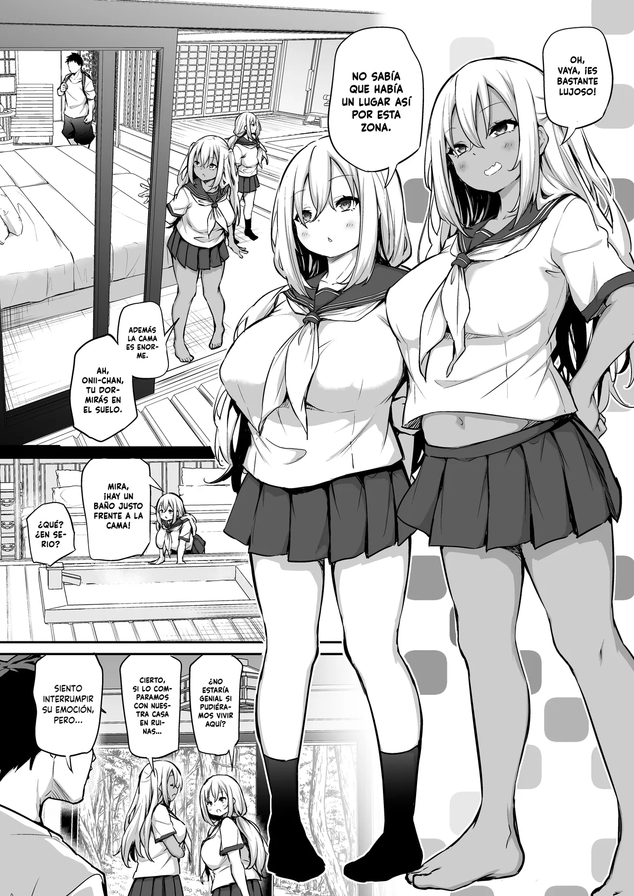 Imouto-tachi o Haramasenai to Derarenai Mura | Un Pueblo del que no Puedo Salir a Menos que Embarace a Mis Hermanas - Page 5