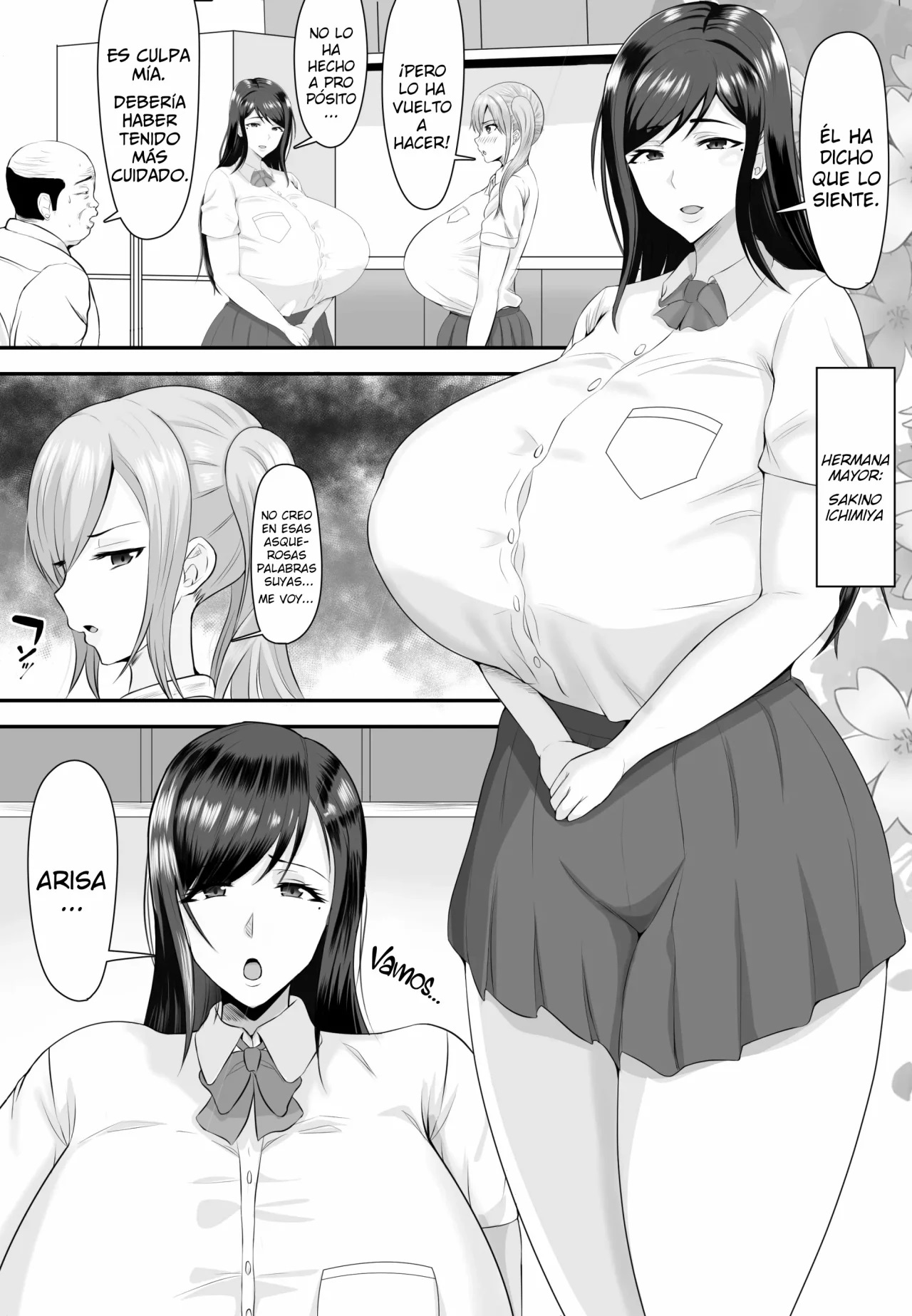 Kyonyuu JK o Tasuketa Kereba Musume no Hadaka Atetemite | Adivina Cuales Son Las Tetas y El Culo De Tus Hijas JK Para Poder Salvarlas! - Page 5