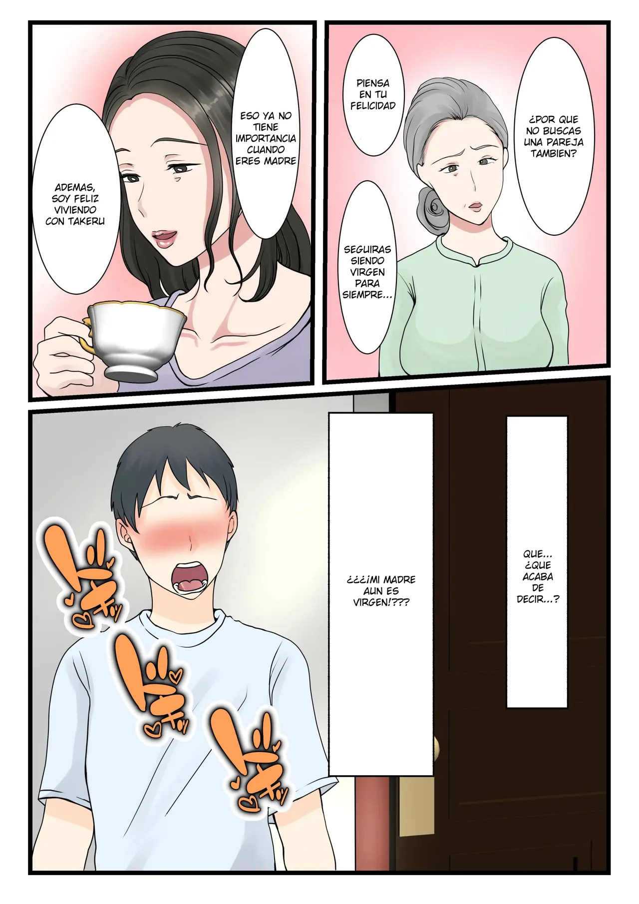 hojo no Haha wa Musuko ni Dakarete Ko o Haramu | Una Madre Virgen ConsibeE Un Hijo Con Su Hijo - Page 7