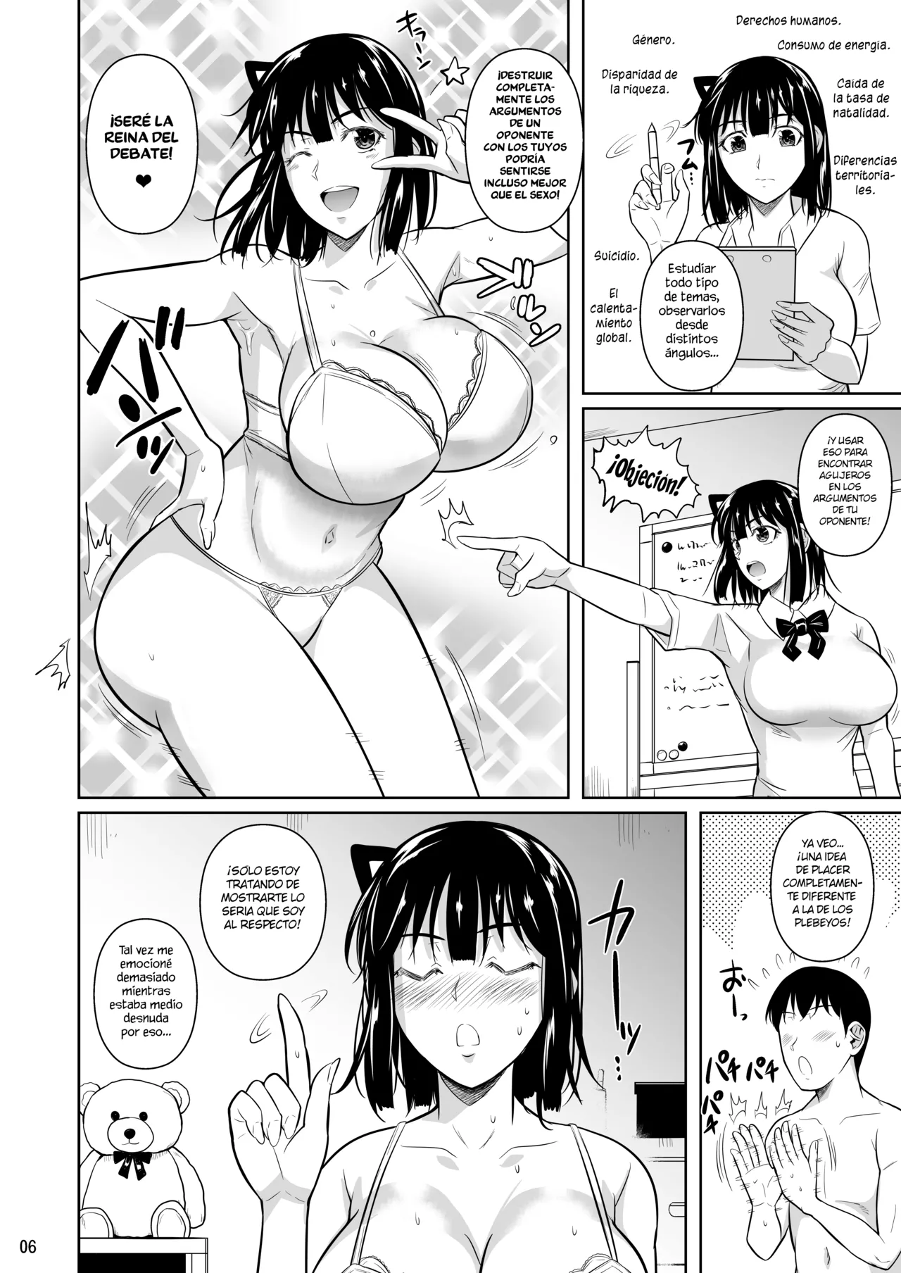 Bocchi no Mob 4 Yari Hajime no Yuutousei ga Nishuukan Kinyoku no Ue Benronchuu ni Sex suru Hanashi | La historia de un mafioso erótico que se folla a su novia estudiante de honor tras dos semanas de abstinencia 4 - Page 7
