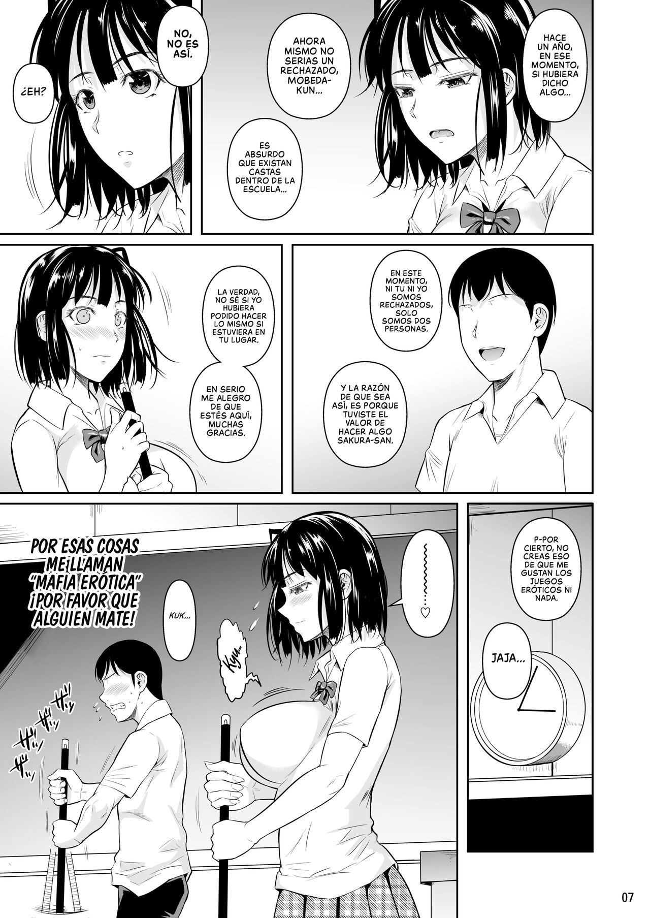 Bocchi no Mob ga Tadashii Sentaku o Shite Seiso Shoujo to Tsukiau. Mochiron Sex mo Suru | Un Mafioso Erótico toma la Decisión Correcta y Sale con una Chica Estupenda. Y por supuesto tienen Sexo - Page 8