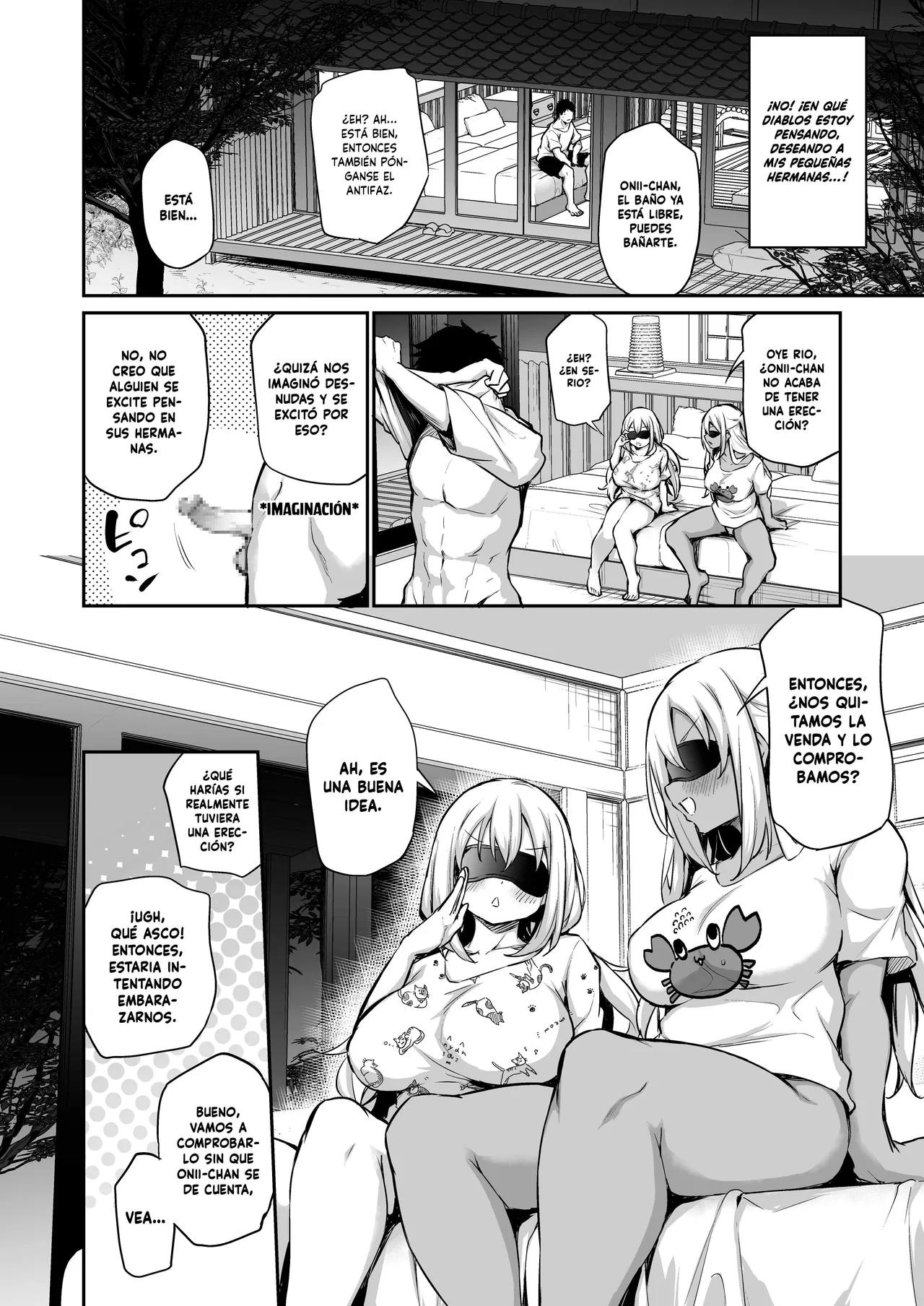 Imouto-tachi o Haramasenai to Derarenai Mura | Un Pueblo del que no Puedo Salir a Menos que Embarace a Mis Hermanas - Page 9
