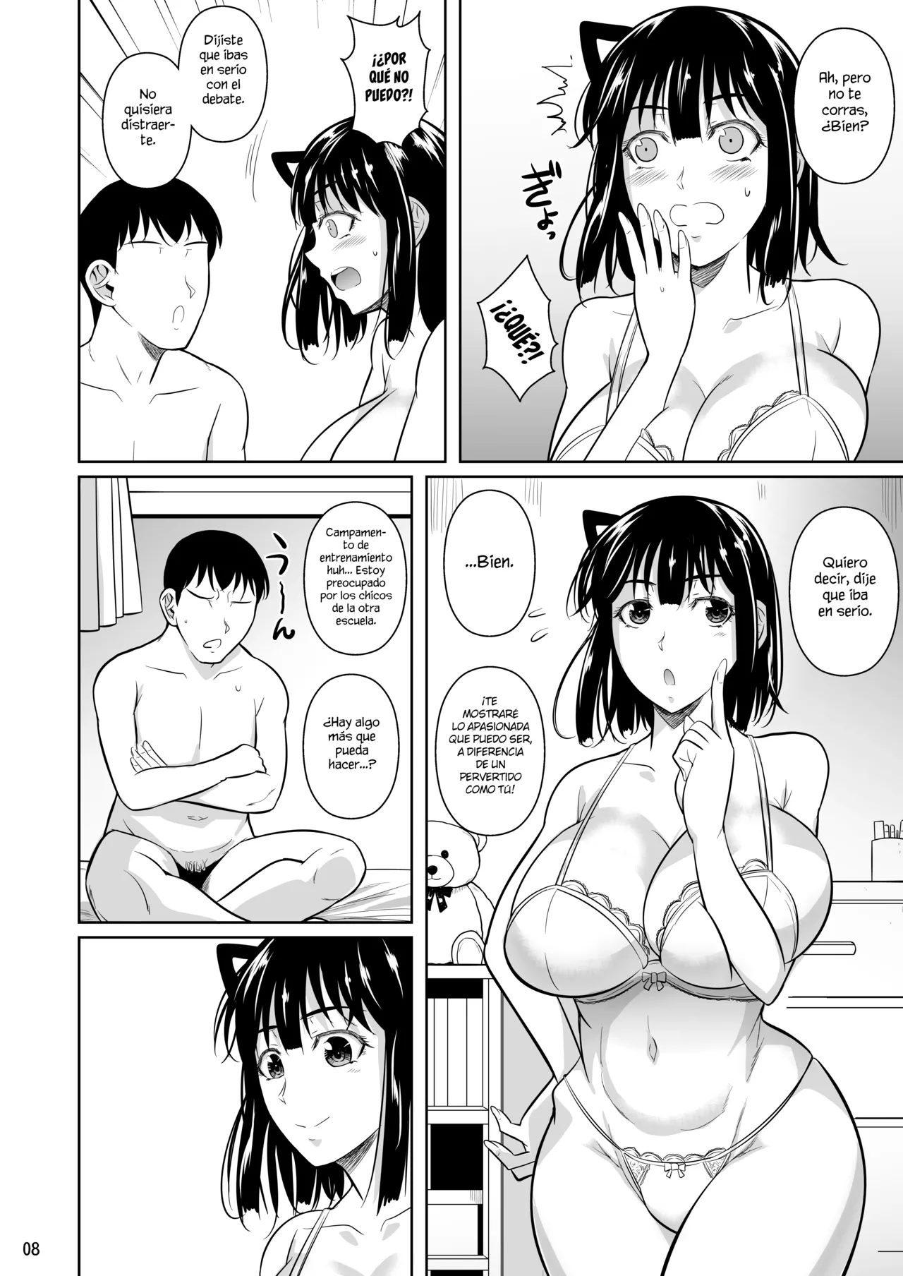Bocchi no Mob 4 Yari Hajime no Yuutousei ga Nishuukan Kinyoku no Ue Benronchuu ni Sex suru Hanashi | La historia de un mafioso erótico que se folla a su novia estudiante de honor tras dos semanas de abstinencia 4 - Page 9
