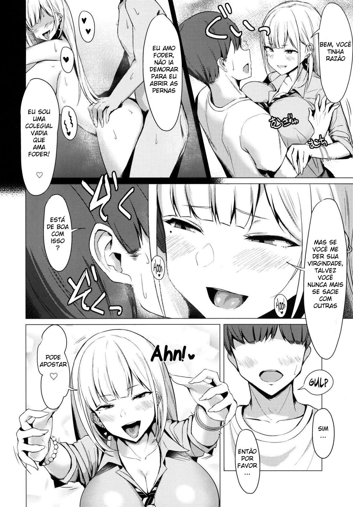 Fodendo uma Colegial Gyaru Safada - Page 4